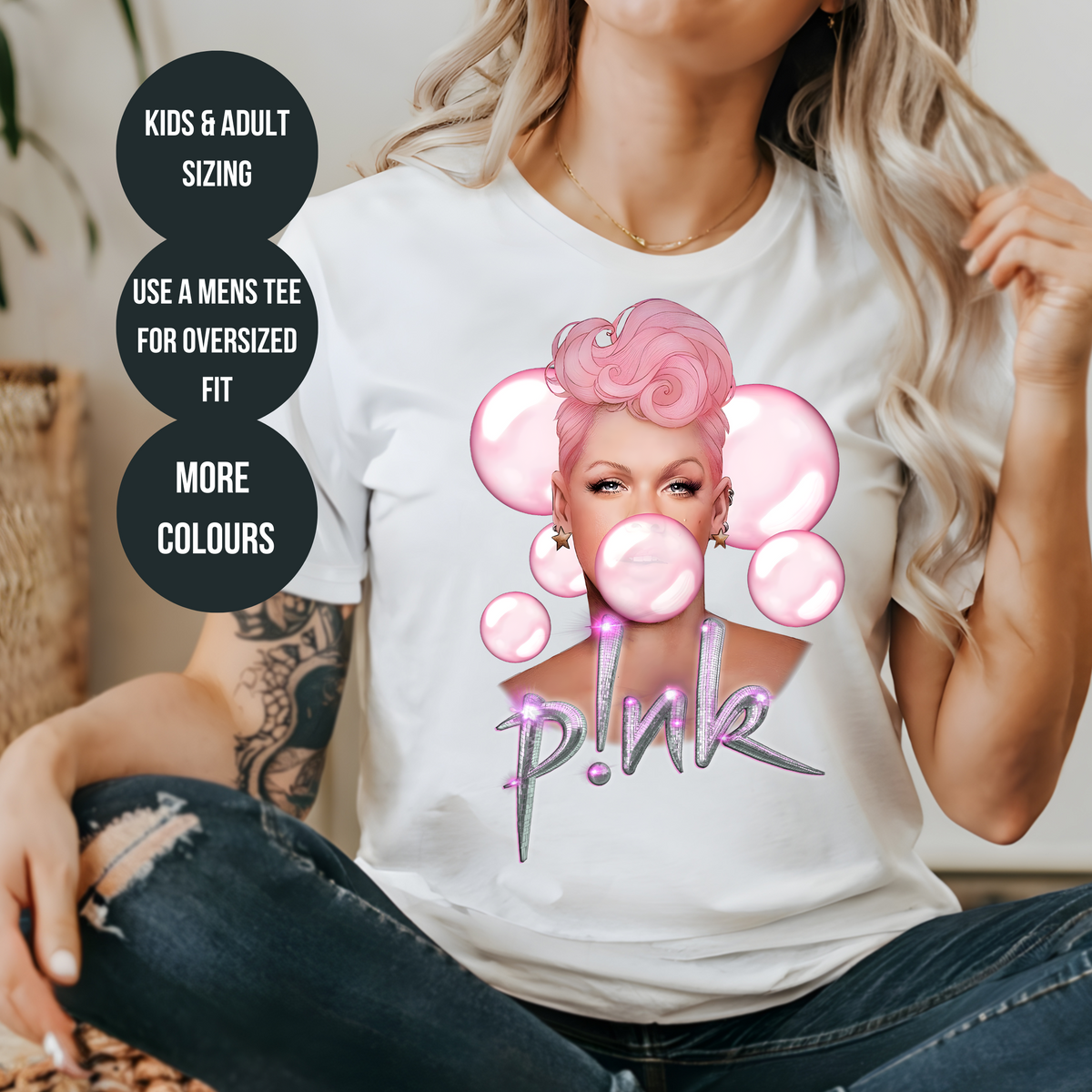 P!NK Bubble Gum Summer Carnival T-Shirt