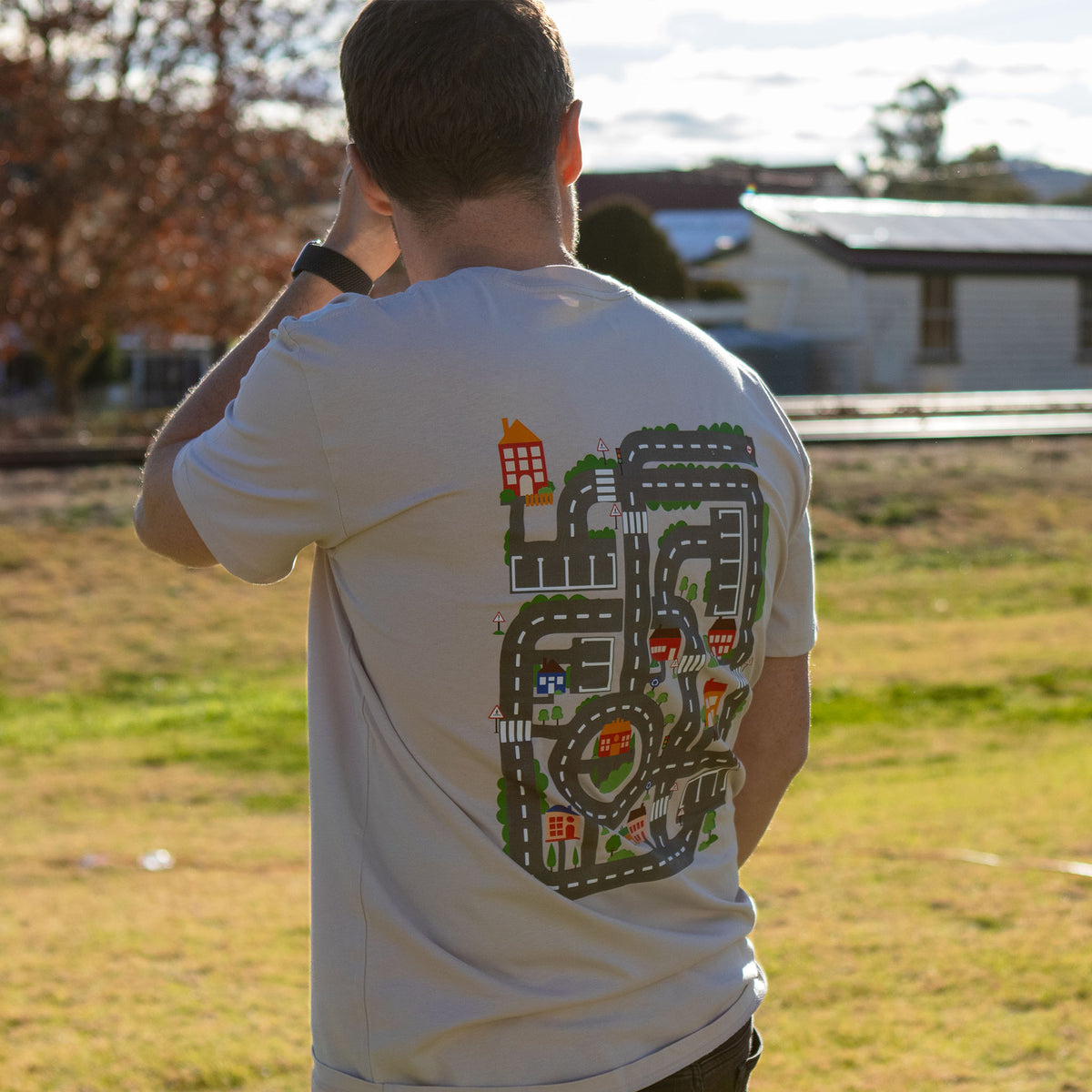 Dad&#39;s Car Track T-Shirt