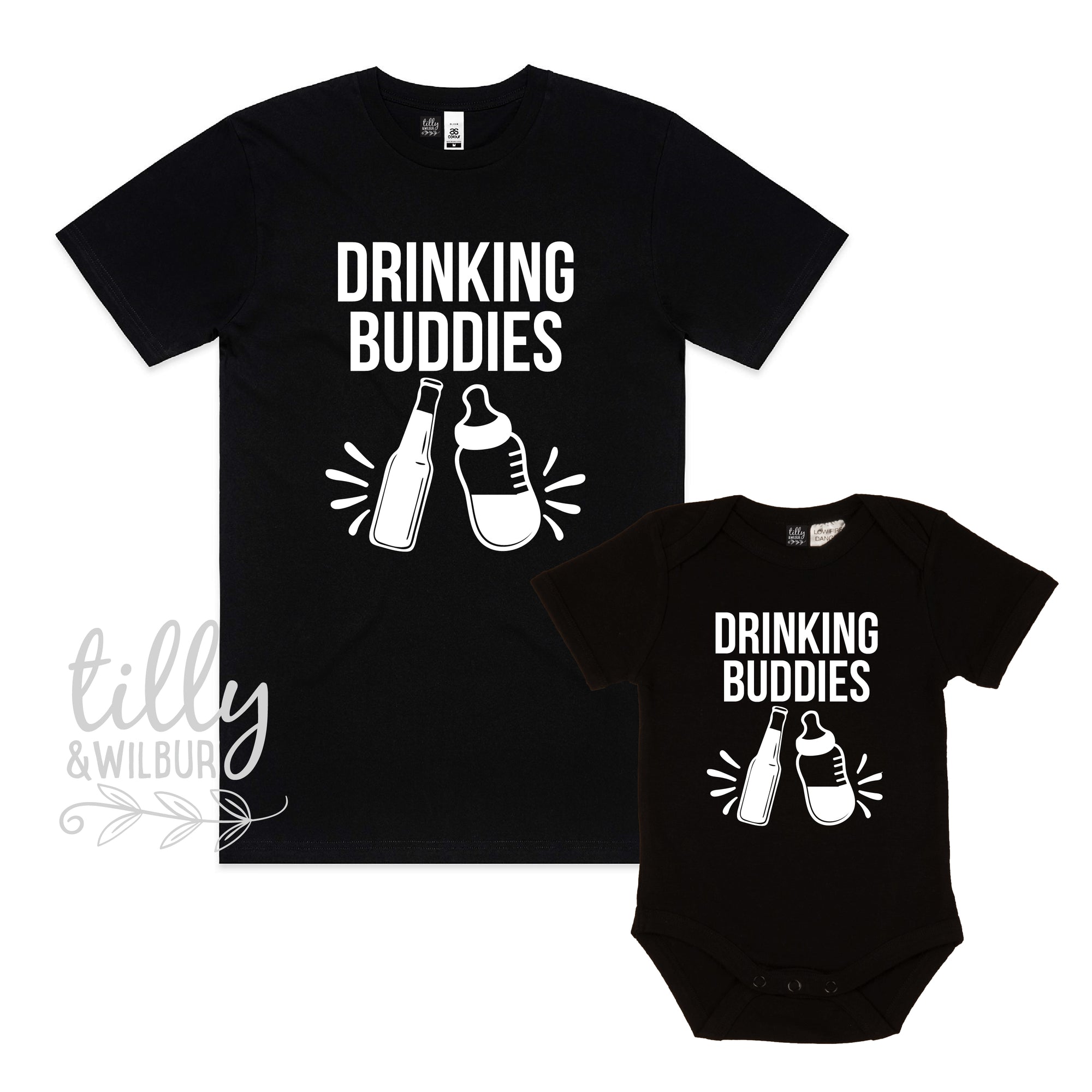 *MORE COLOURS AVAILABLE* Drinking Buddies Beer Matching Outfit