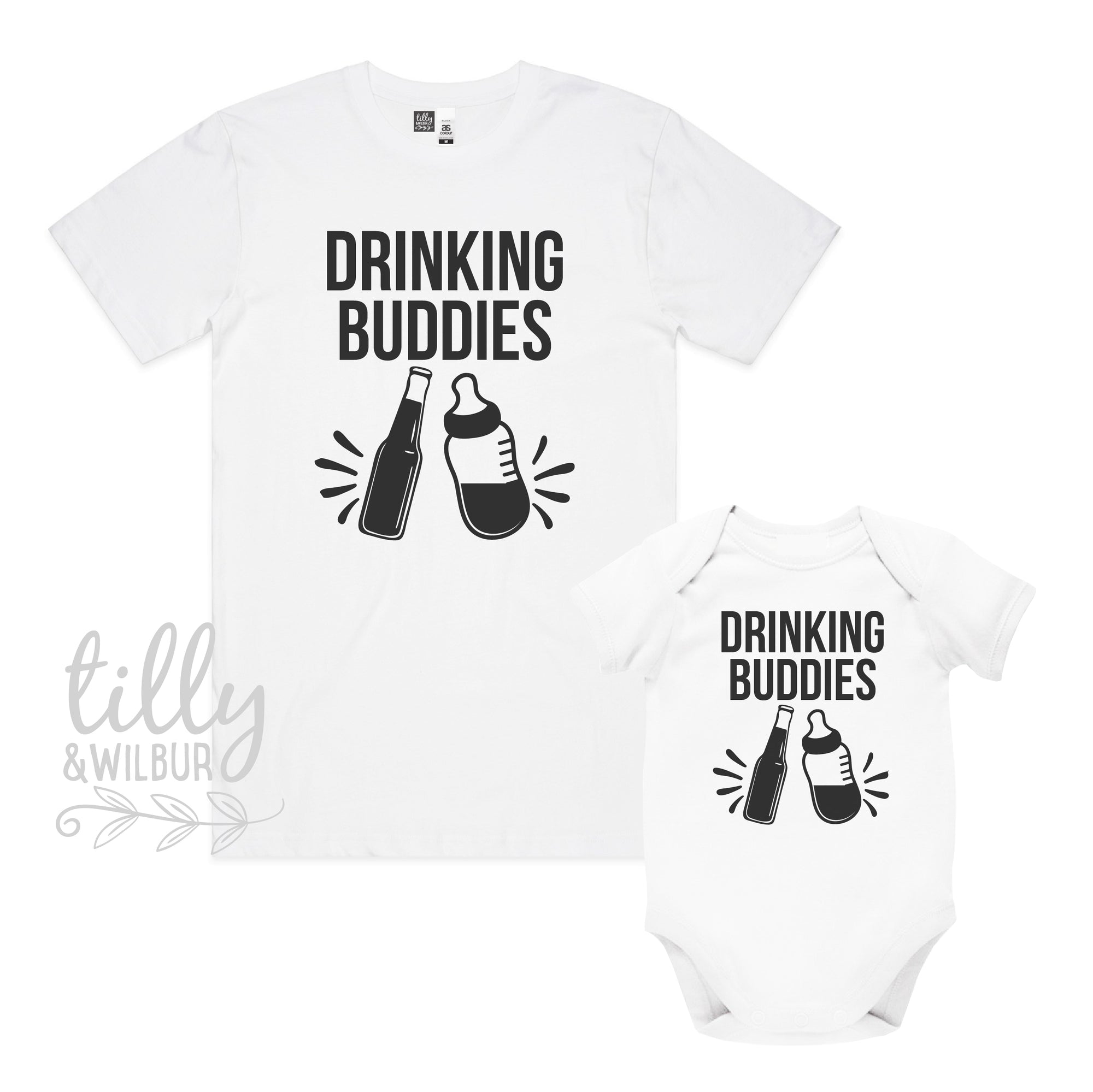 *MORE COLOURS AVAILABLE* Drinking Buddies Beer Matching Outfit