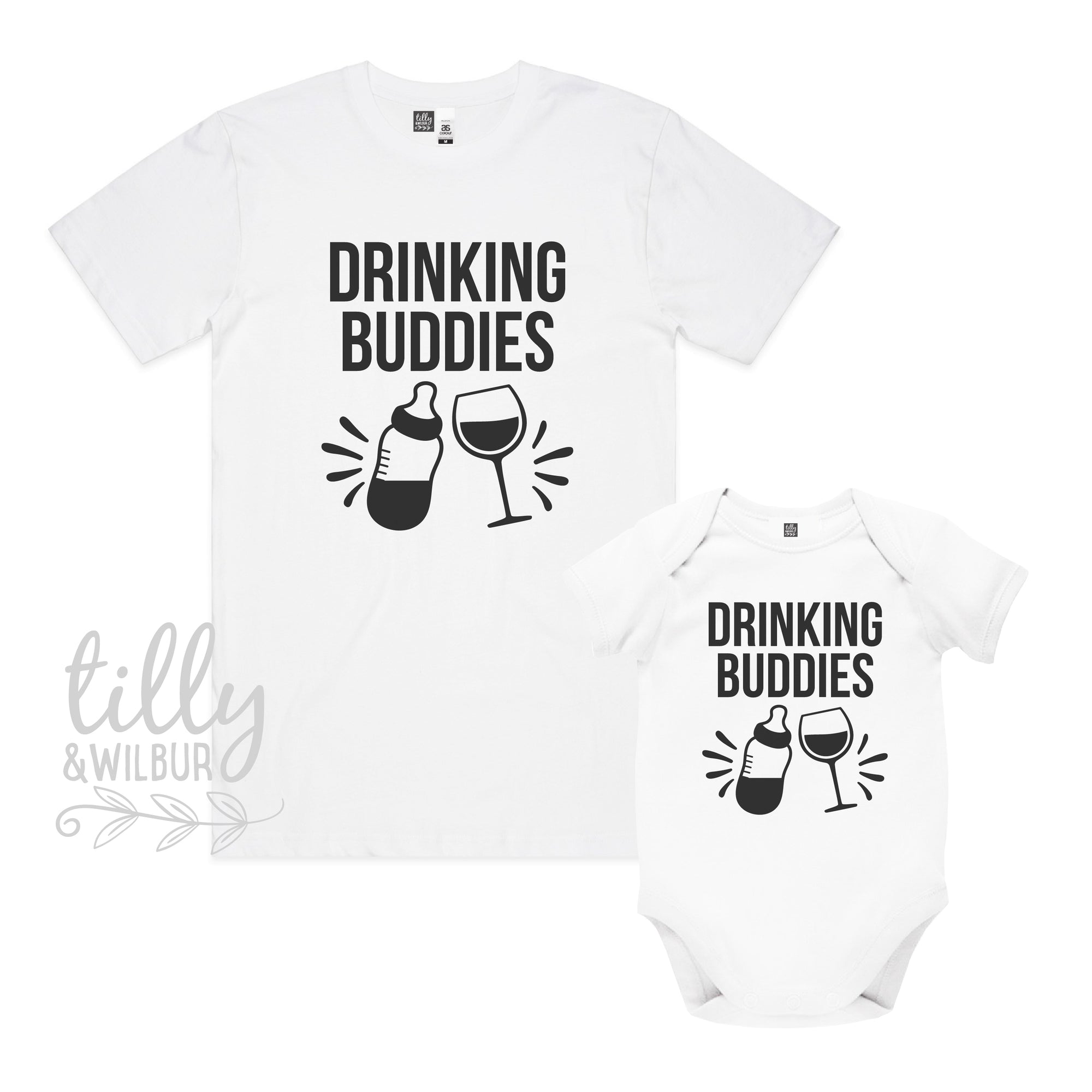 *MORE COLOURS AVAILABLE* Drinking Buddies Wine Matching Outfit