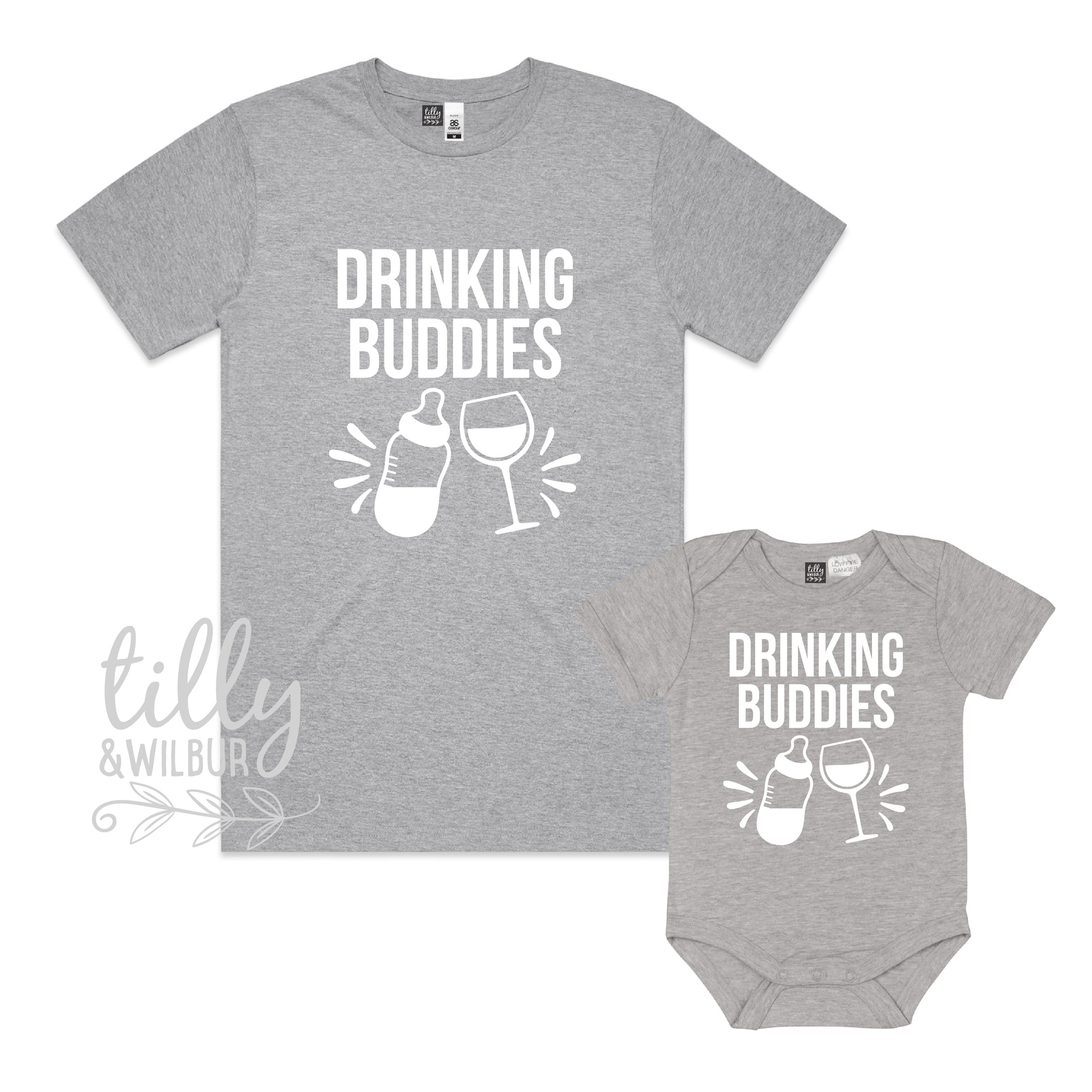 *MORE COLOURS AVAILABLE* Drinking Buddies Wine Matching Outfit