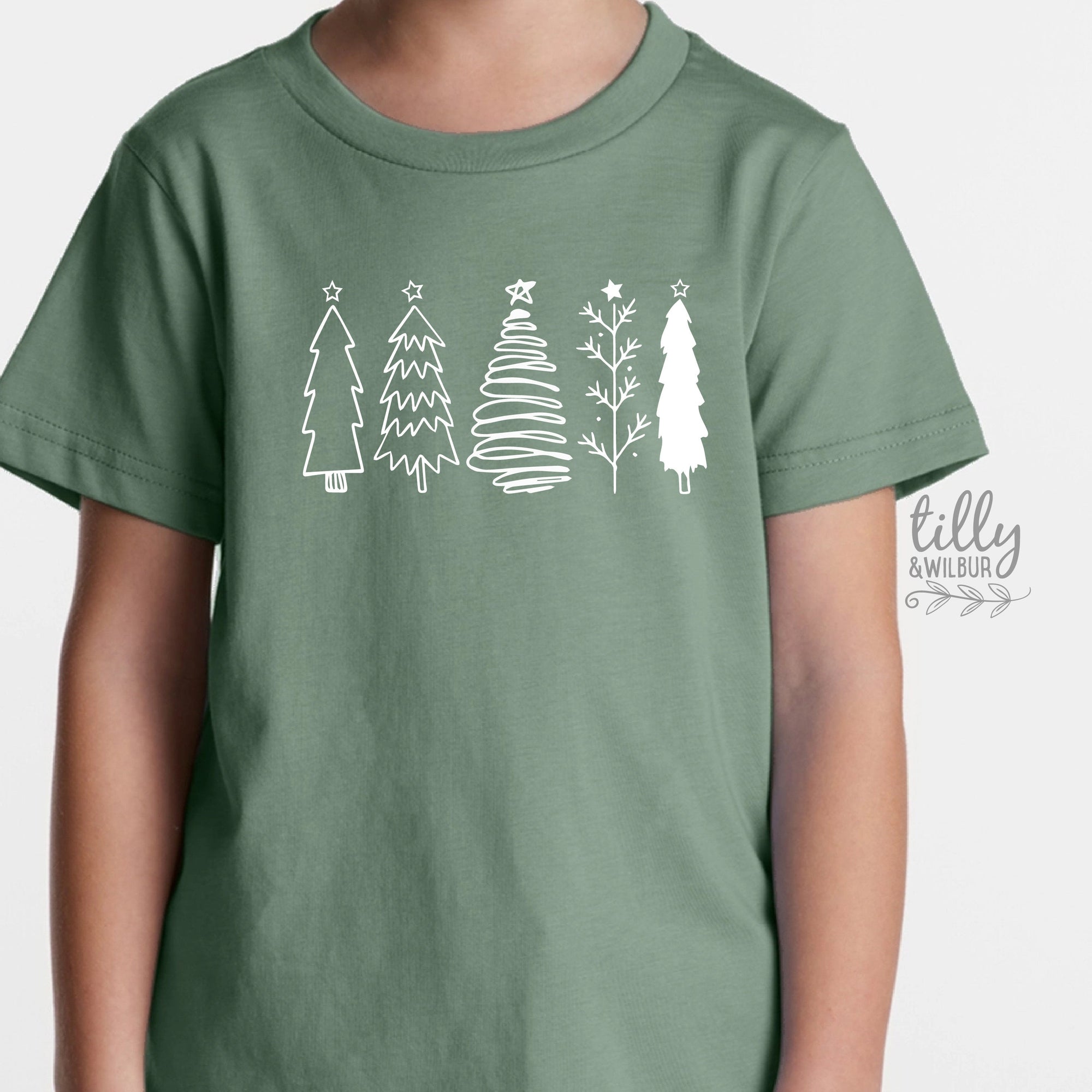 *MORE COLOURS AVAILABLE* Christmas Tree T-Shirt White