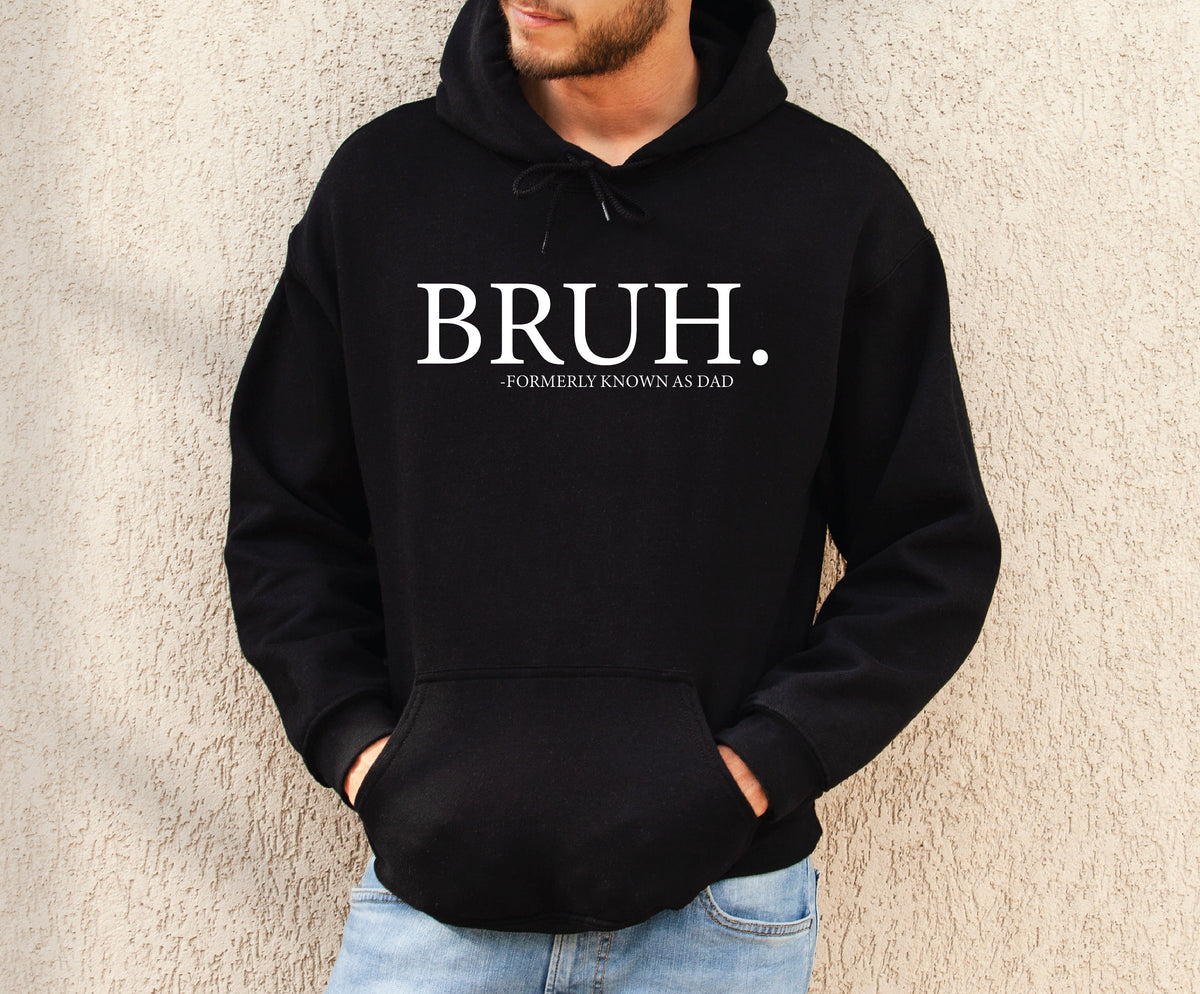 Bruh Formerly Known As Dad Jumper, Dada Daddy Dad Bruh Hoodie, Dada Sweatshirt, Funny Father&#39;s Day Gift, Funny Dad Gift, Dad Life Jumper