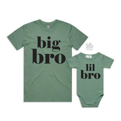 Big Brother Little Brother Outfit- Multiple colours and sizes to choose from!