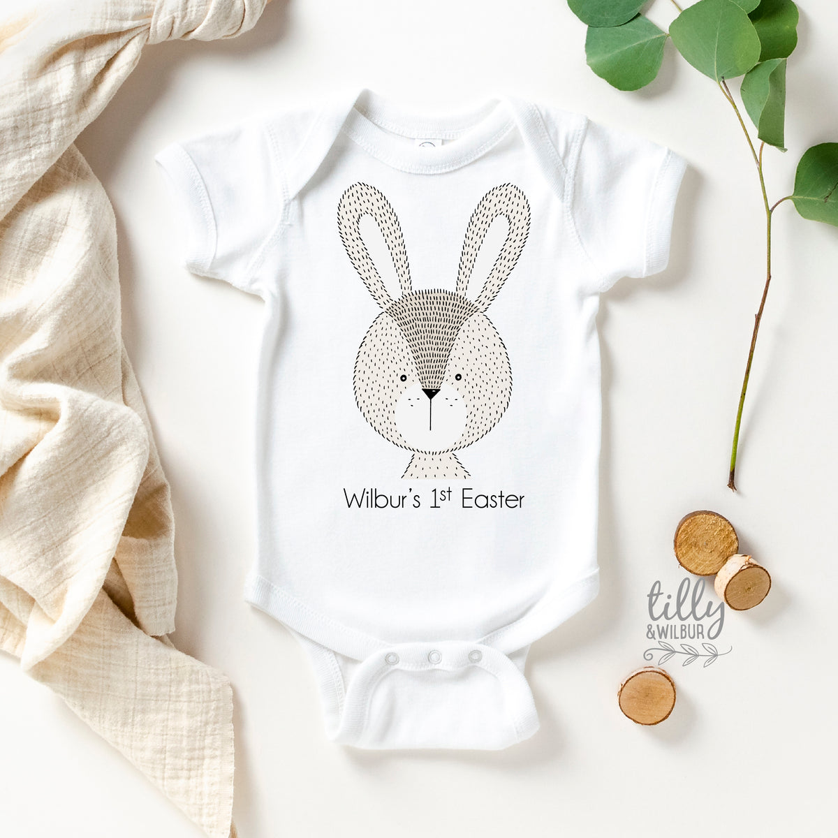 Personalised 1st Easter Baby Bodysuit