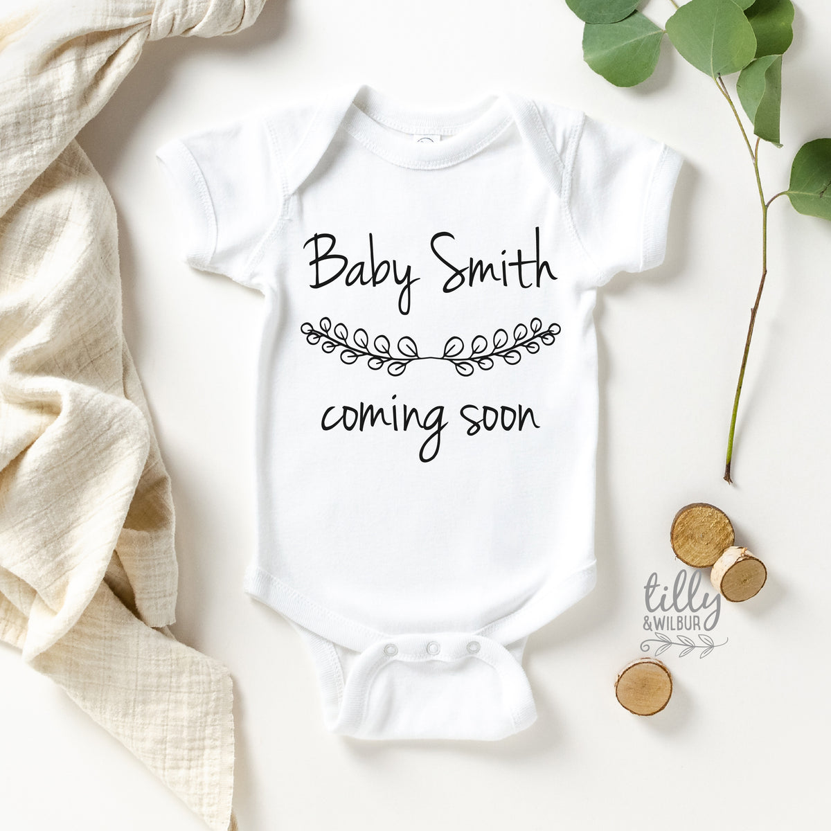 Coming Soon Baby Bodysuit