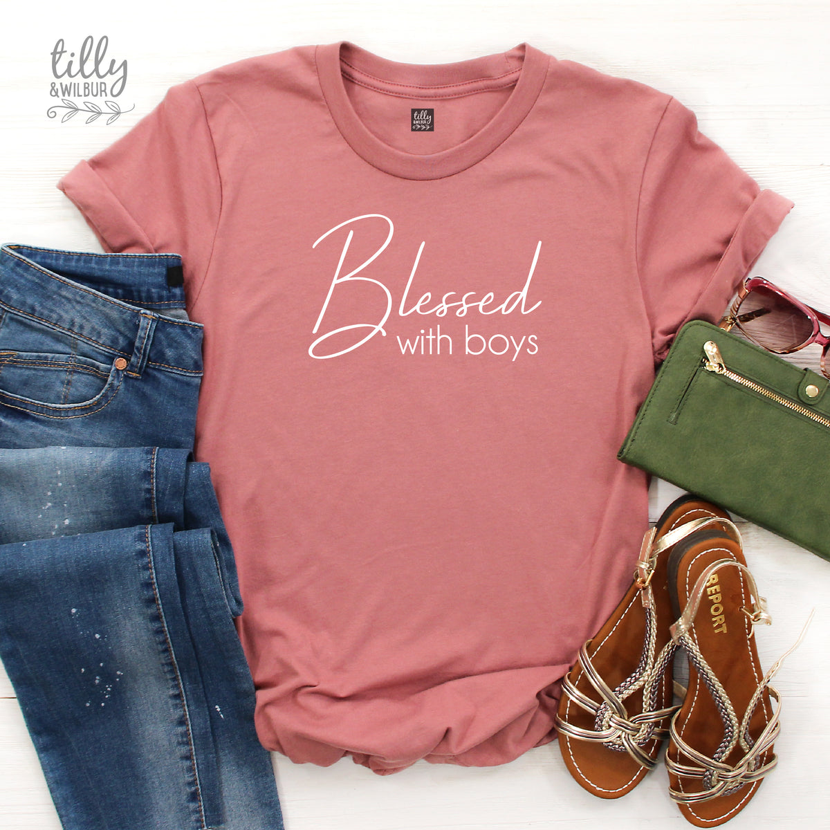 Blessed With Boys Women&#39;s T-Shirt