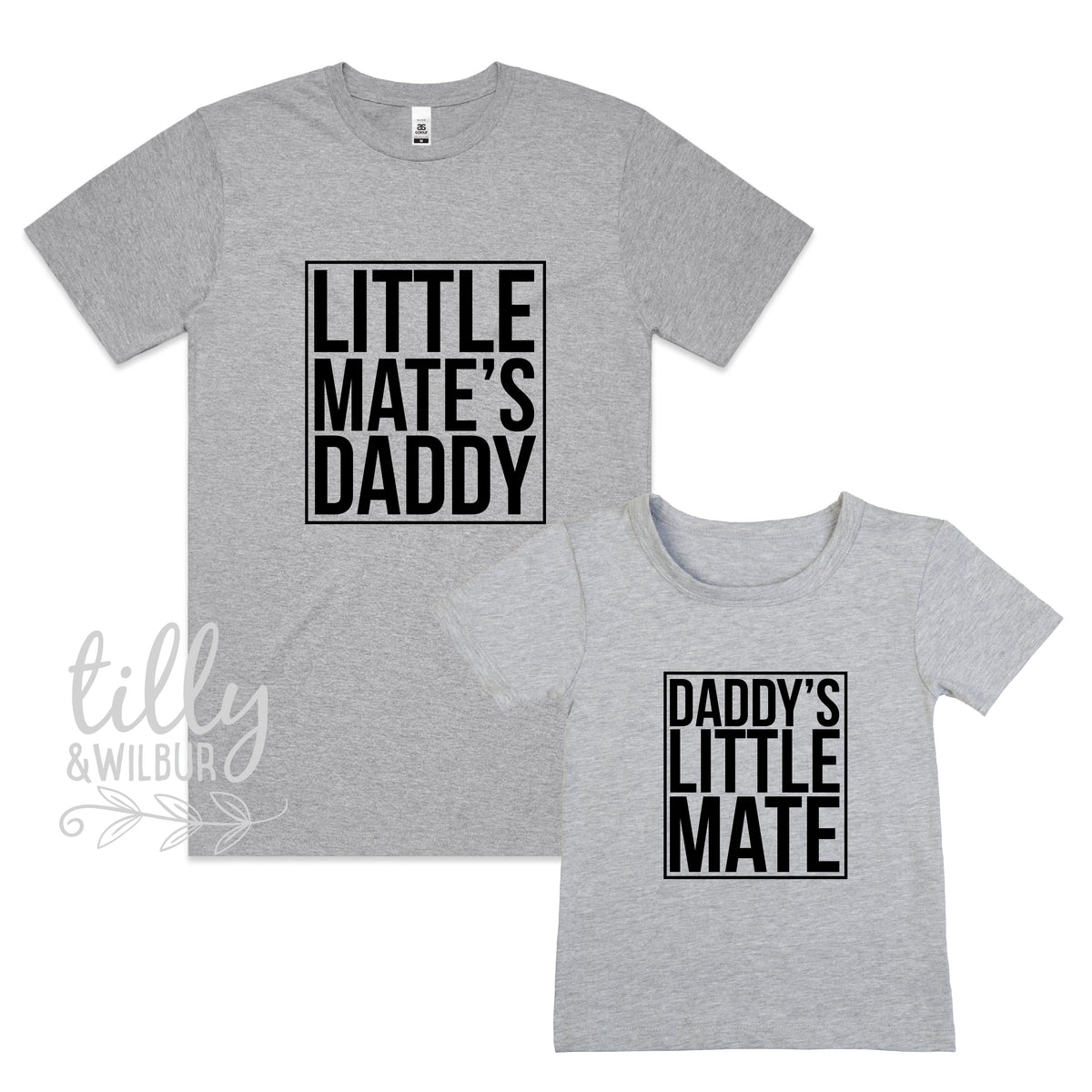 Daddy&#39;s Little Mate &amp; Little Mate&#39;s Daddy Matching Outfits