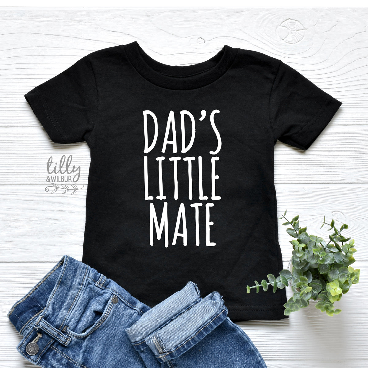 Dad&#39;s Little Mate Father&#39;s Day T-Shirt Or Baby Bodysuit