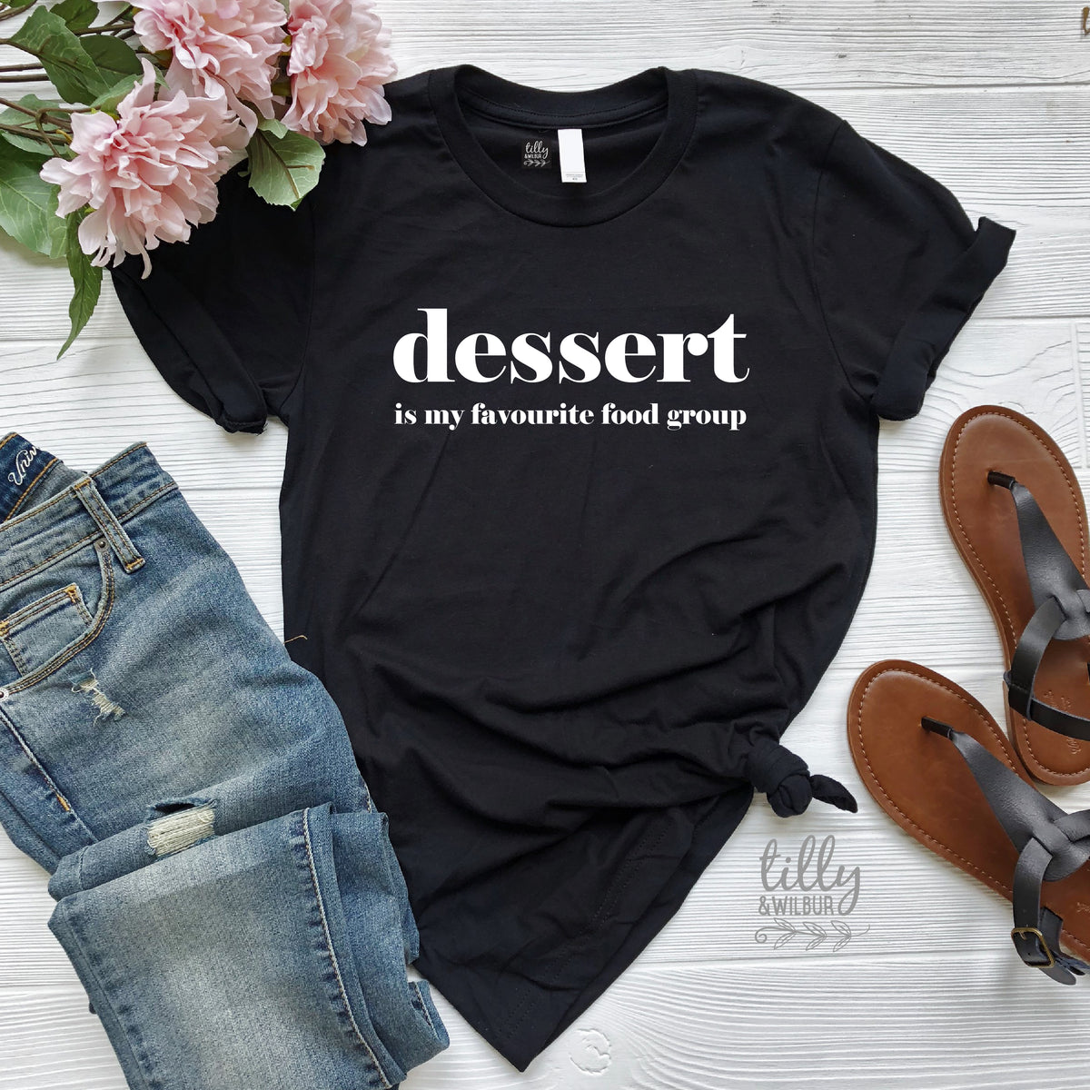 Dessert Is My Favourite Food Group Women&#39;s T-Shirt