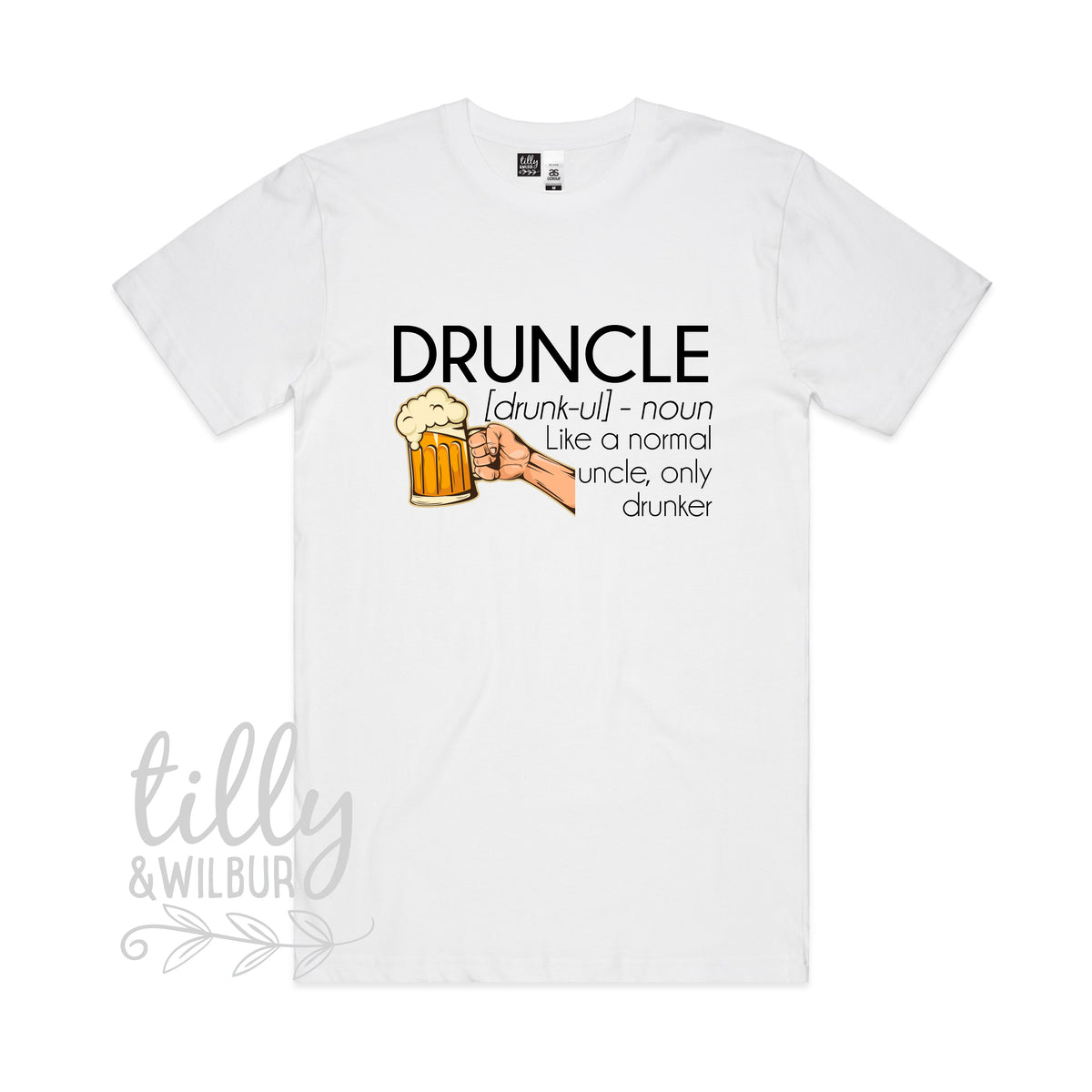 Druncle Just Like A Normal Uncle Only Drunker Men&#39;s T-Shirt