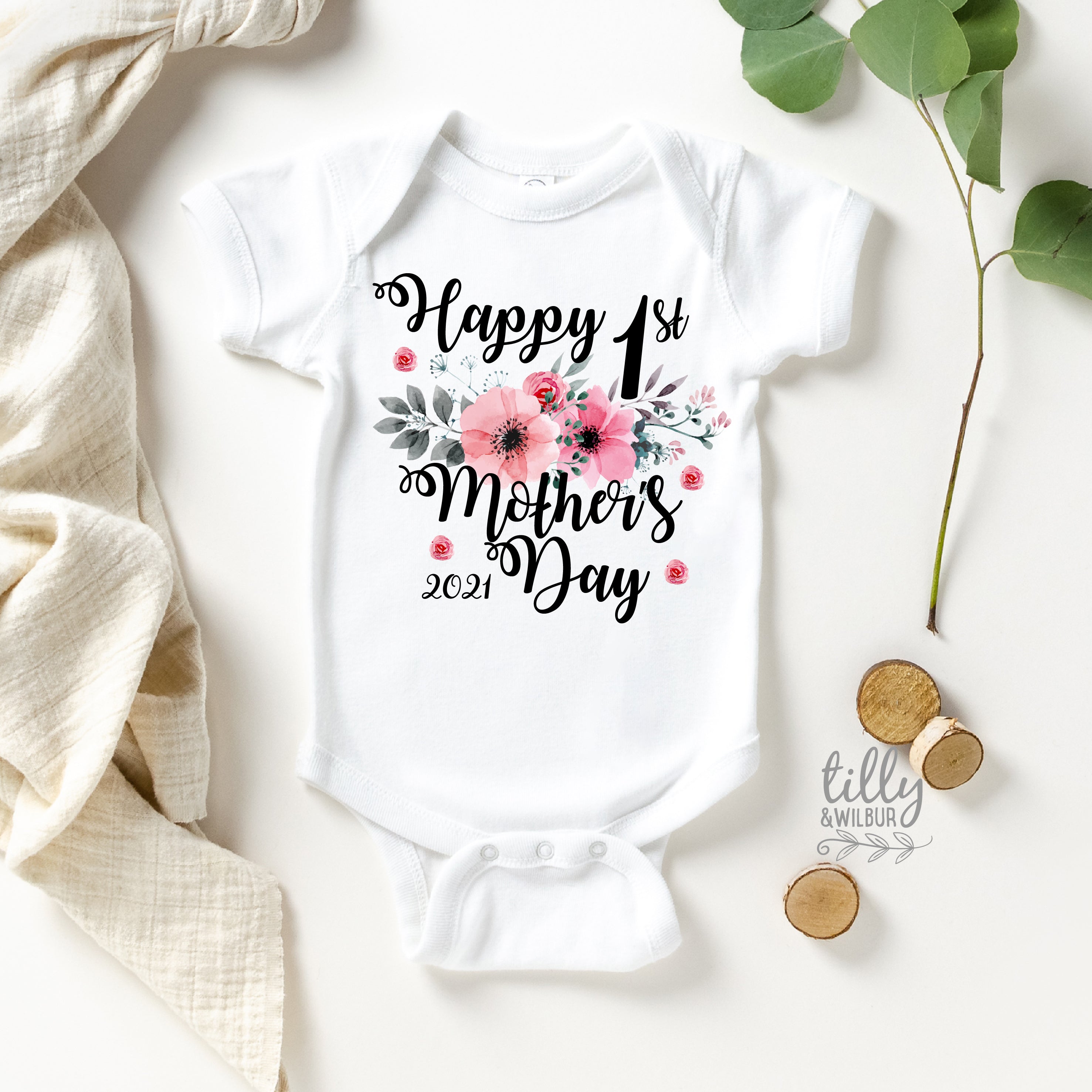 Happy 1st mother's day sales onesie