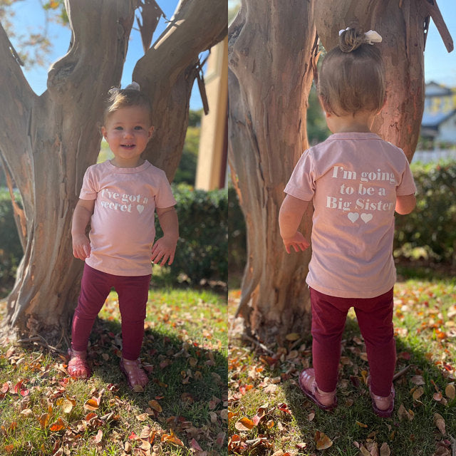 I&#39;ve Got A Secret, I&#39;m Going To Be A Big Sister T-Shirt for Girls