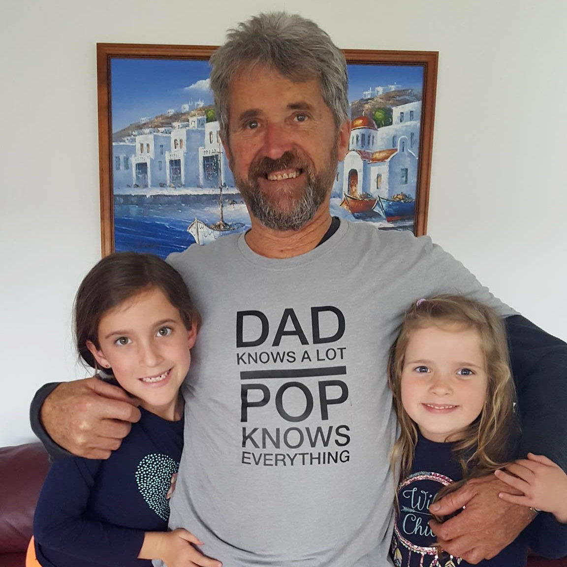 Dad Knows A Lot Pop Knows Everything Men&#39;s T-Shirt, Funny Mens Shirt, Father&#39;s Day Gift, Dad Jokes, Men&#39;s Humour TShirt, M-GY-SS-T