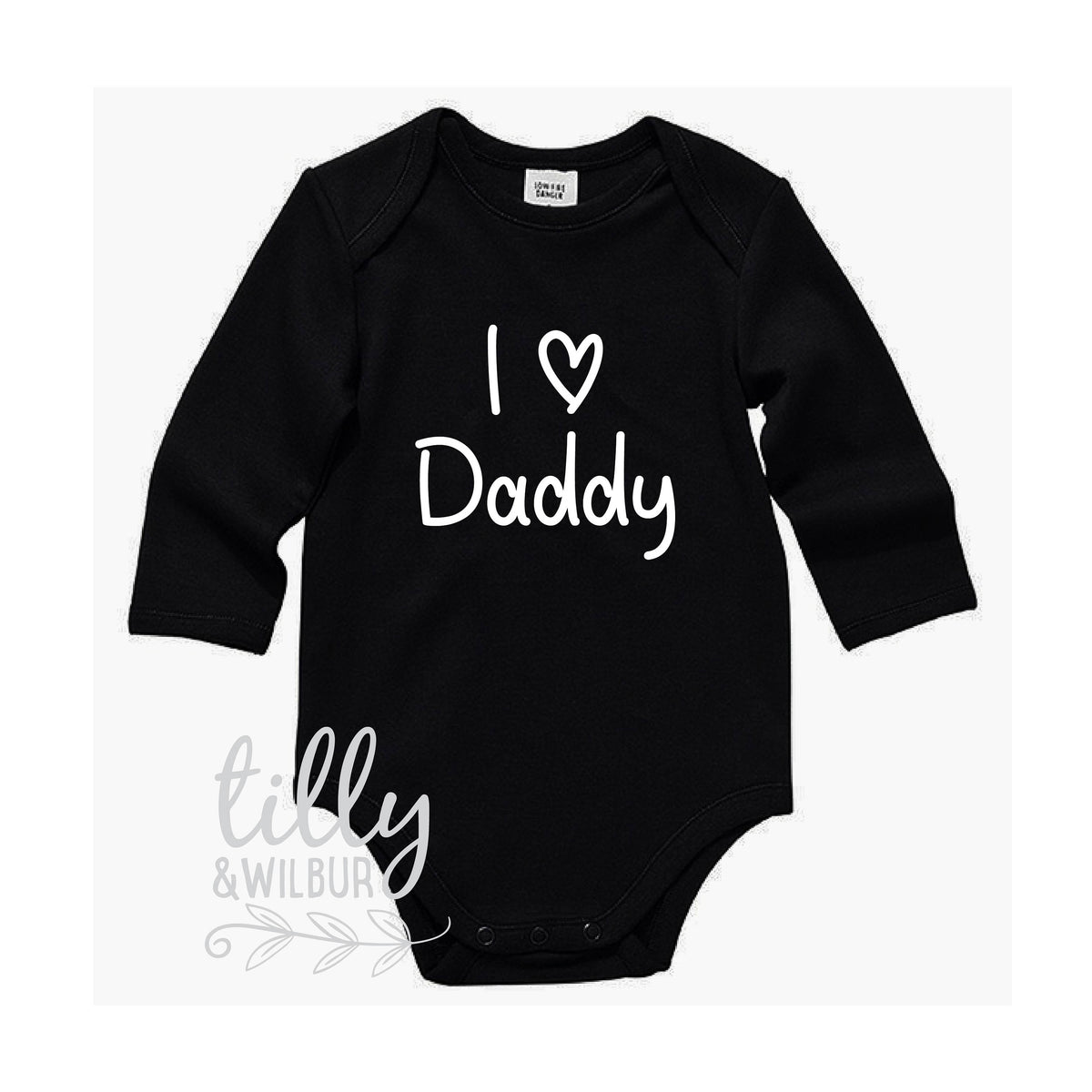 I Love Daddy Bodysuit For Father&#39;s Day, Daddy I Love You Onezie, Father&#39;s Day Outfit, 1st Father&#39;s Day, Best Daddy Ever