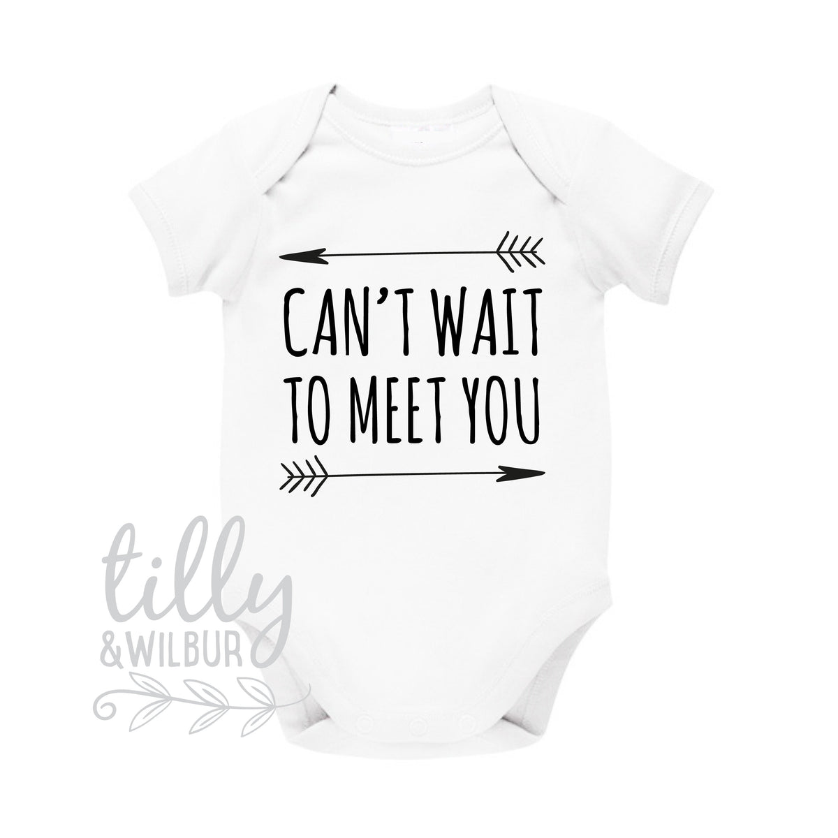 Can&#39;t Wait To Meet You Baby Bodysuit, Pregnancy Announcement, Photo Prop Pregnancy Reveal, Worth The Wait, We&#39;re Having A Baby, Pregnant