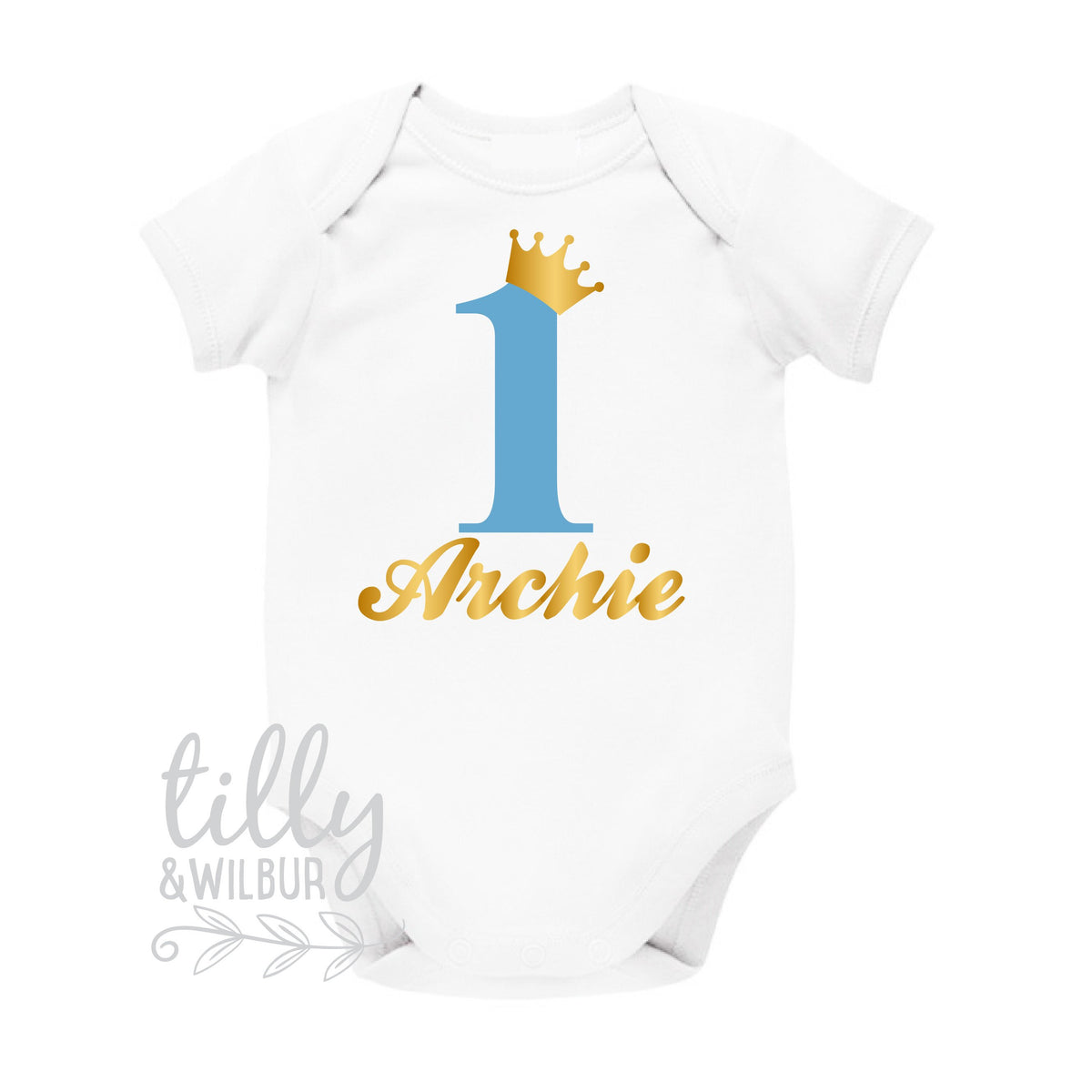 Personalised 1st Birthday Bodysuit, One Birthday Shirt, First Birthday Bodysuit For Boys, 1st Birthday Outfit, Birthday Girl, Little Prince