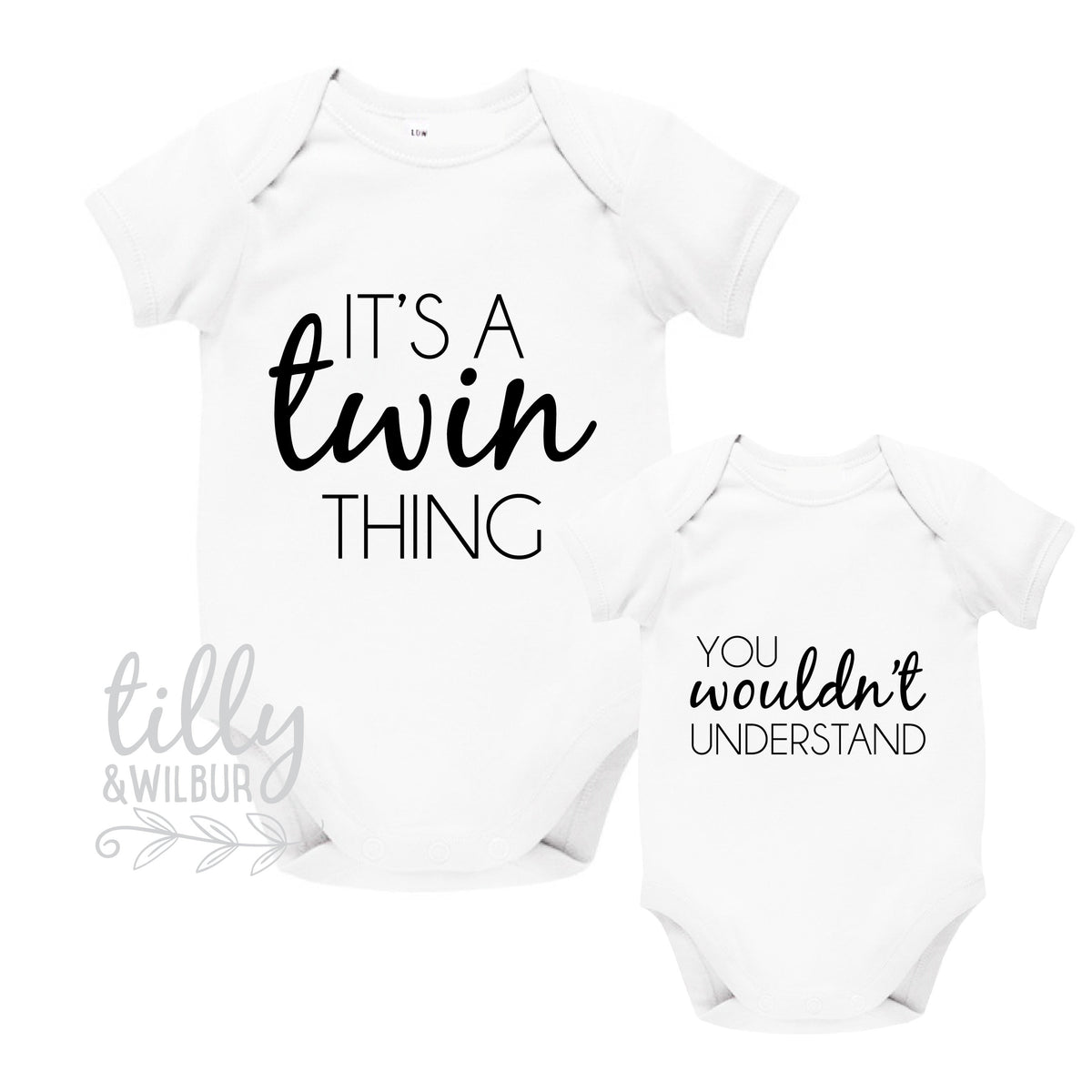 It&#39;s A Twin Thing You Wouldn&#39;t Understand, Twin Bodysuits, Twin Baby Gift, Twins, Twin Baby Shower, Pregnancy Announcement, Twinning, Twin