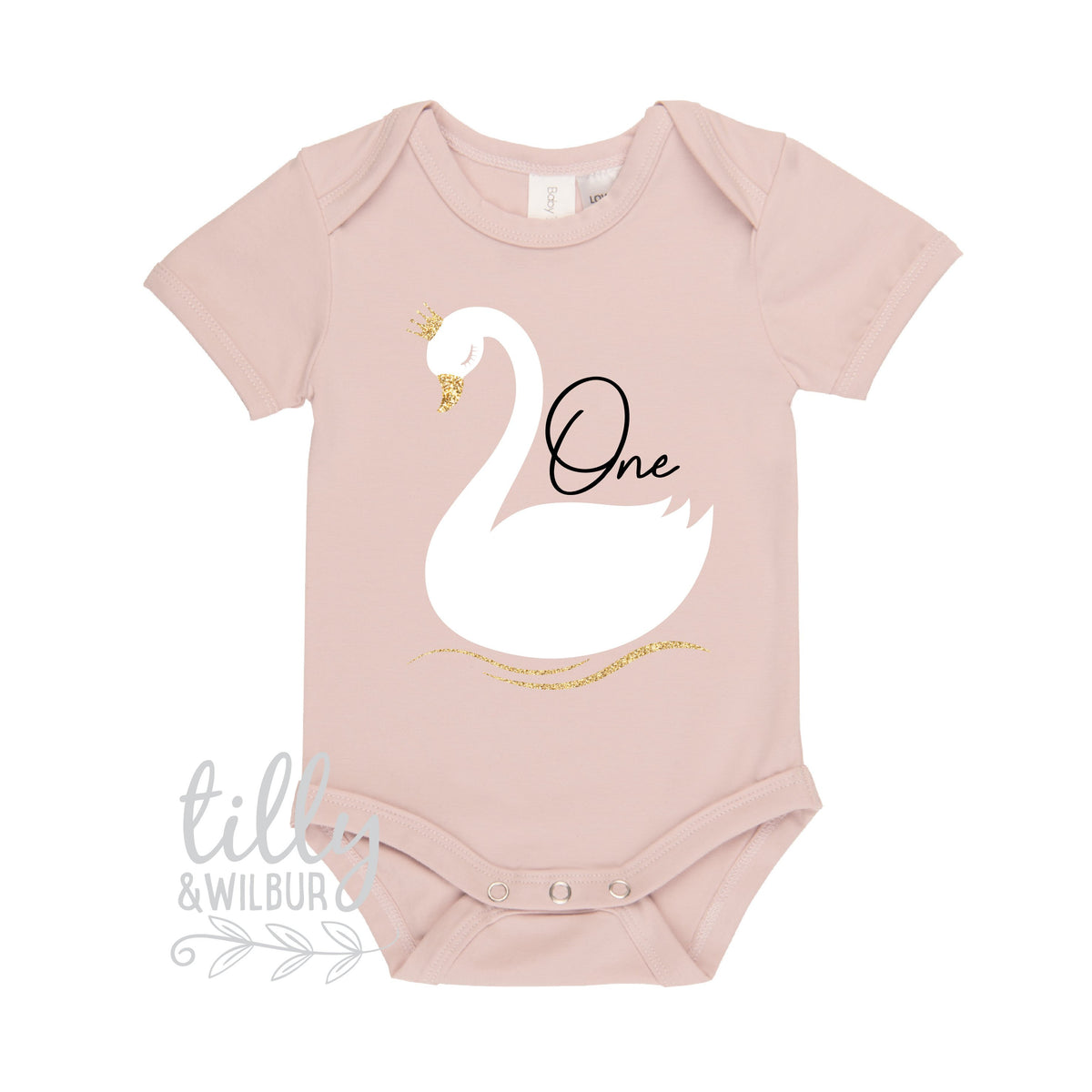 One Swan 1st Birthday Bodysuit For Girls, 1st Birthday Bodysuit, One Birthday Shirt, First Birthday Bodysuit For Girls, 1st Birthday Outfit