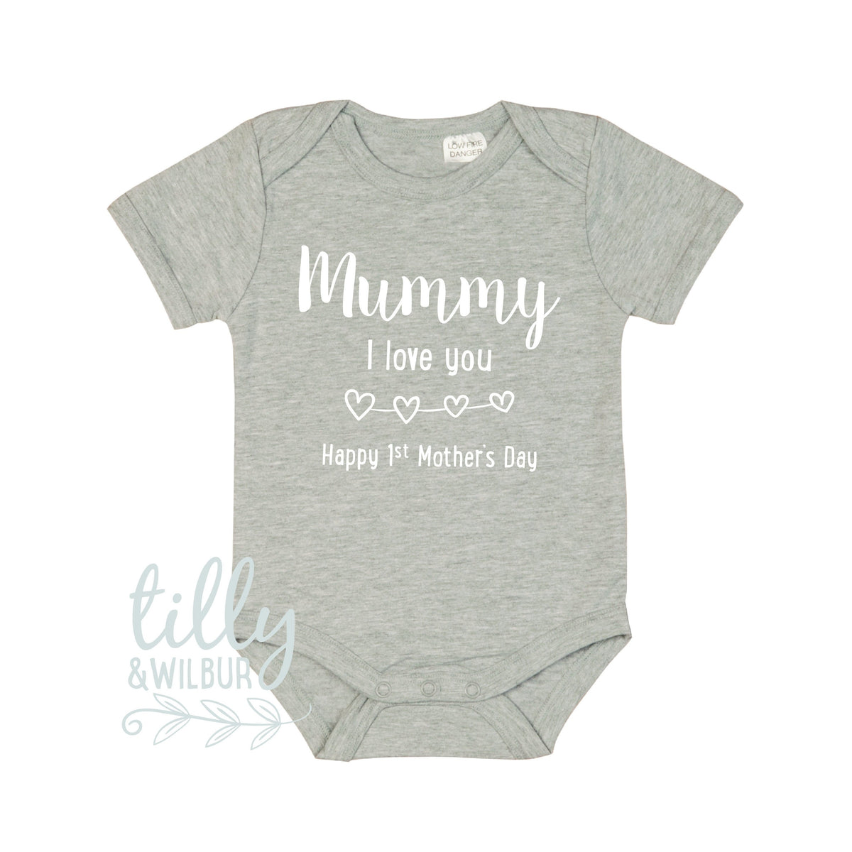 Mummy I Love You Happy 1st Mother&#39;s Day, Mother&#39;s Day Baby Bodysuit, First Mother&#39;s Day Outfit, Happy 1st Mothers Day, Baby Gift For Mummy