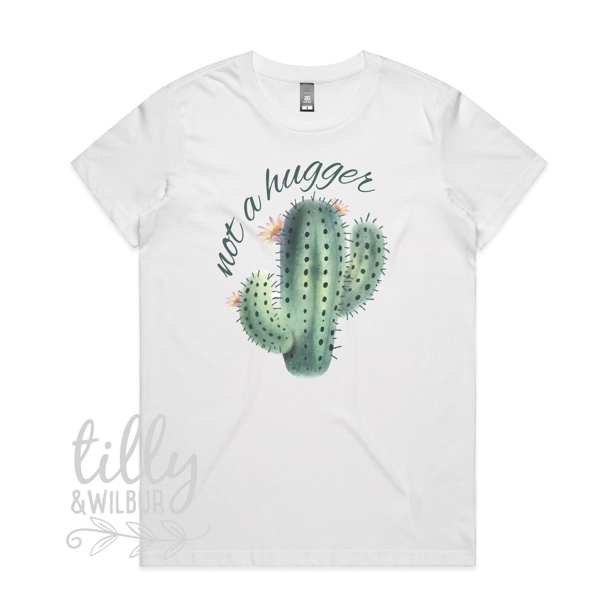 Not A Hugger Women&amp;#39;s T-Shirt, Hugs T-Shirt, Mother&amp;#39;s Day, Cactus T-Shirt, Gift For Her, Female Birthday, Hugging Shirt Gift, Hug T-Shirt