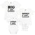 Big Little, Middle Little, Little Little Matching Set For Siblings Or Cousins, Matching Family T-Shirts, Matching Brother T-Shirts