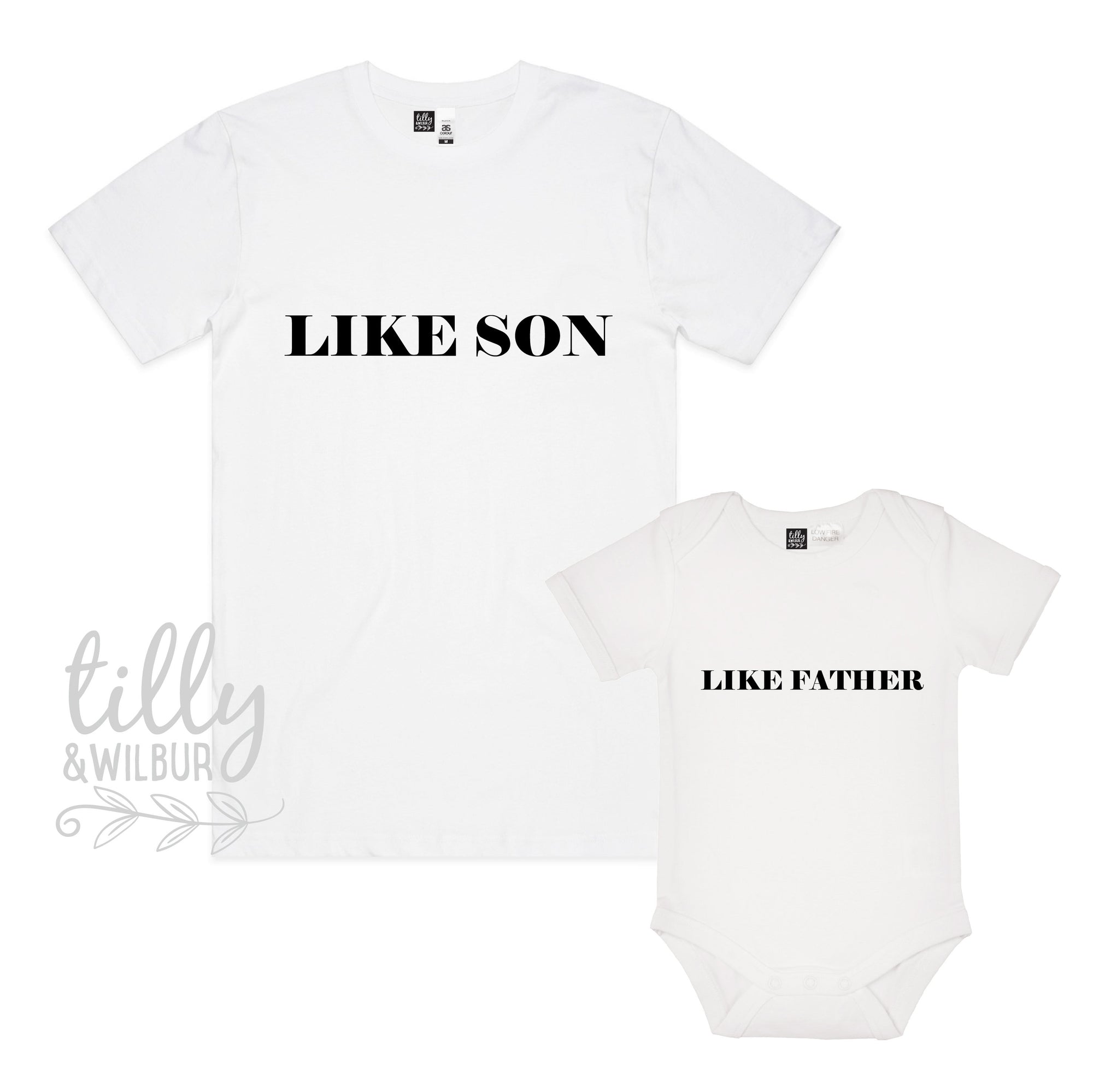 Like Father Like Son Father Son Matching Shirts, Matching Dad And Baby, Matching Dad And Kid, Father&#39;s Day Gift, Newborn Gift, New Dad Shirt