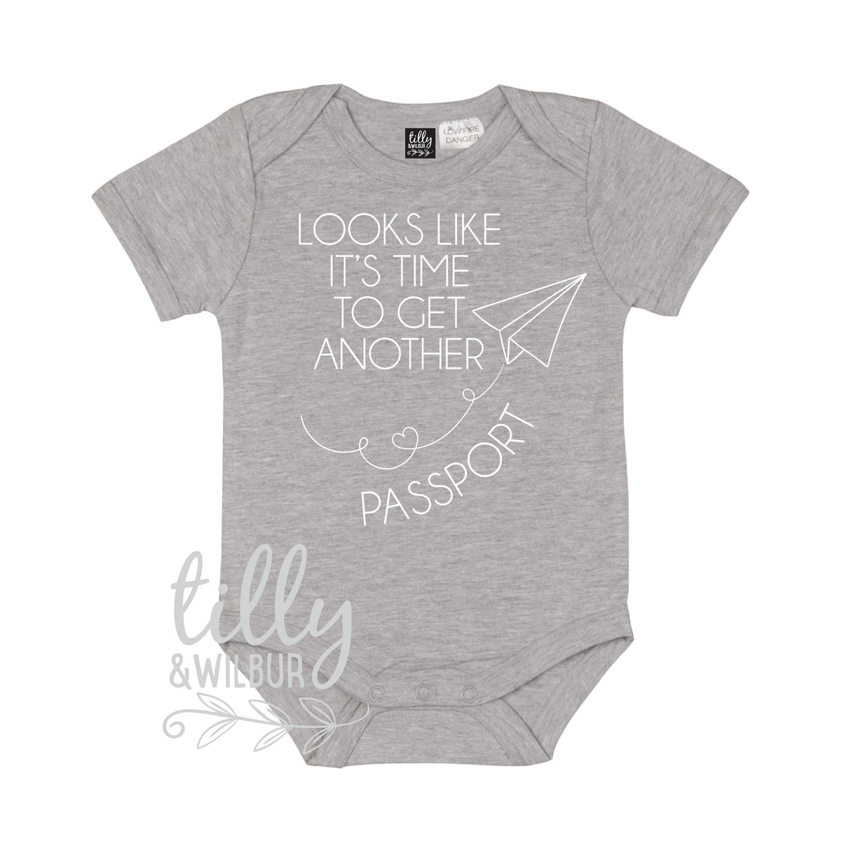 Looks Like It&amp;#39;s Time To Get Another Passport Pregnancy Announcement Bodysuit, Maternity Photo Prop, Pregnancy Reveal, New Travel Buddy, Baby