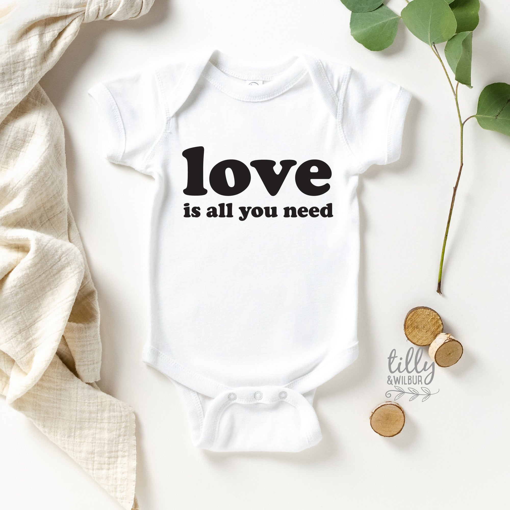 Love Is All You Need Valentine&#39;s Day Baby Bodysuit, 1st Valentine&#39;s Day, Unisex Baby Valentine&#39;s Day Outfit, Valentine&#39;s Day Baby Clothing