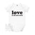 Love Is All You Need Valentine&#39;s Day Baby Bodysuit, 1st Valentine&#39;s Day, Unisex Baby Valentine&#39;s Day Outfit, Valentine&#39;s Day Baby Clothing