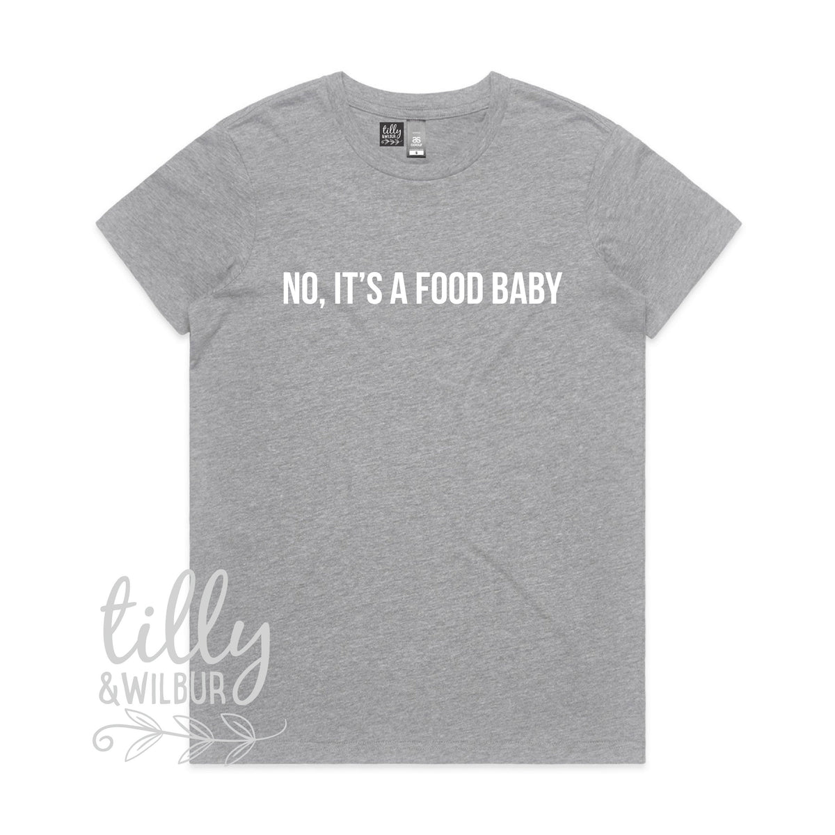 No, It&amp;#39;s A Food Baby Women&amp;#39;s T-Shirt, Funny Women&amp;#39;s T-Shirt, No I&amp;#39;m Not Pregnant T-Shirt, Women&amp;#39;s Food Baby T-Shirt, Funny Women&amp;#39;s Tee Gift