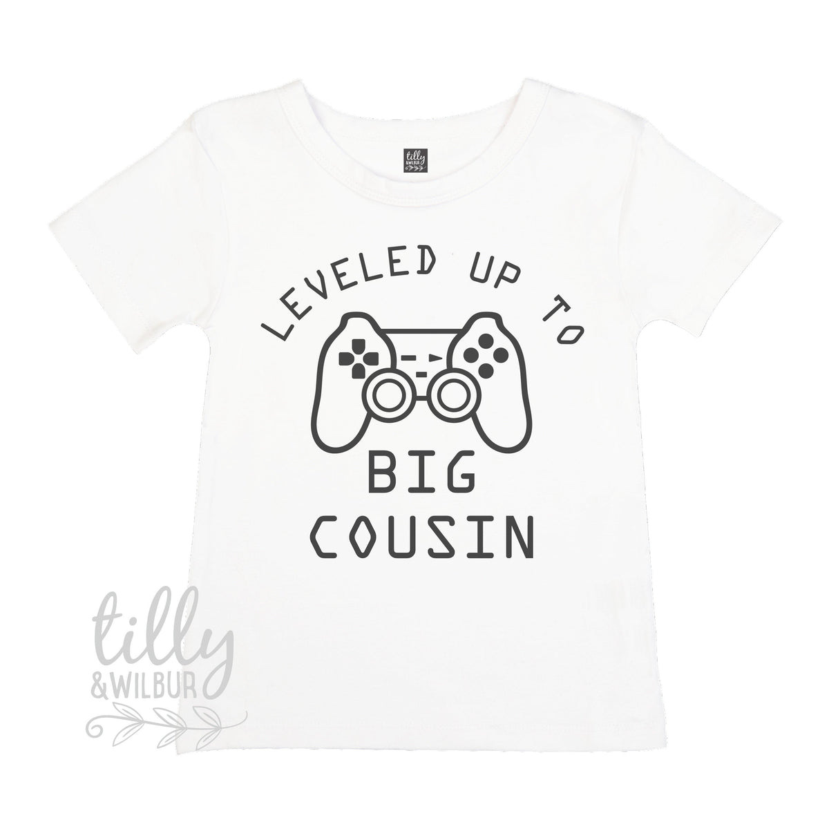 Leveled Up To Big Cousin T-Shirt, I&amp;#39;m Going To Be A Big Cousin Pregnancy Announcement T-Shirt, Big Cousin Shirt, Promoted To Big Cousin, Cuz