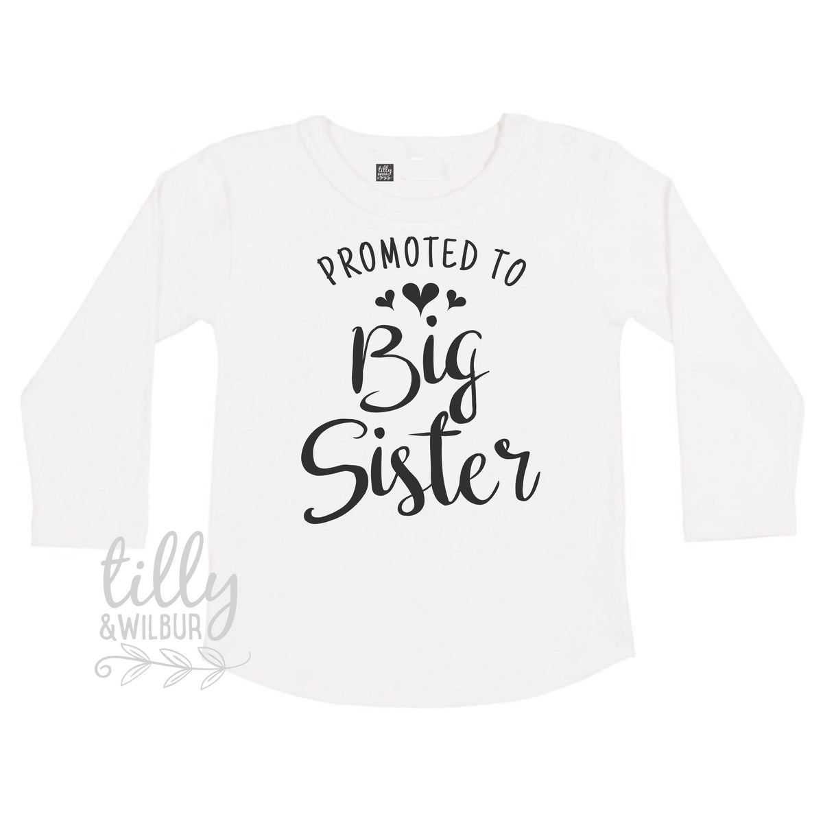 Promoted To Big Sister T-Shirt, Big Sis T-Shirt,  Big Sister Gift, Pregnancy Announcement Shirt, I&amp;#39;m Going To Be A Big Sister T-Shirt, Sis