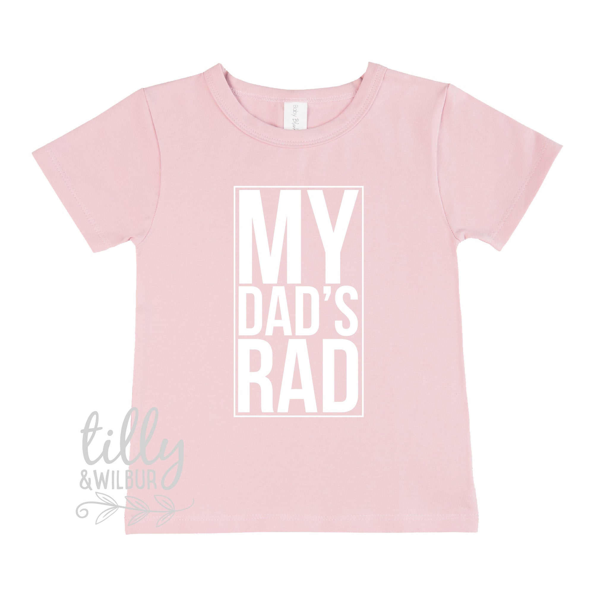 My Dad&#39;s Rad Father&#39;s Day T-Shirt For Girls, Father&#39;s Day Outfit, Daddy I Love You Happy Father&#39;s Day, Father&#39;s Day Shirt, Best Dad Ever,