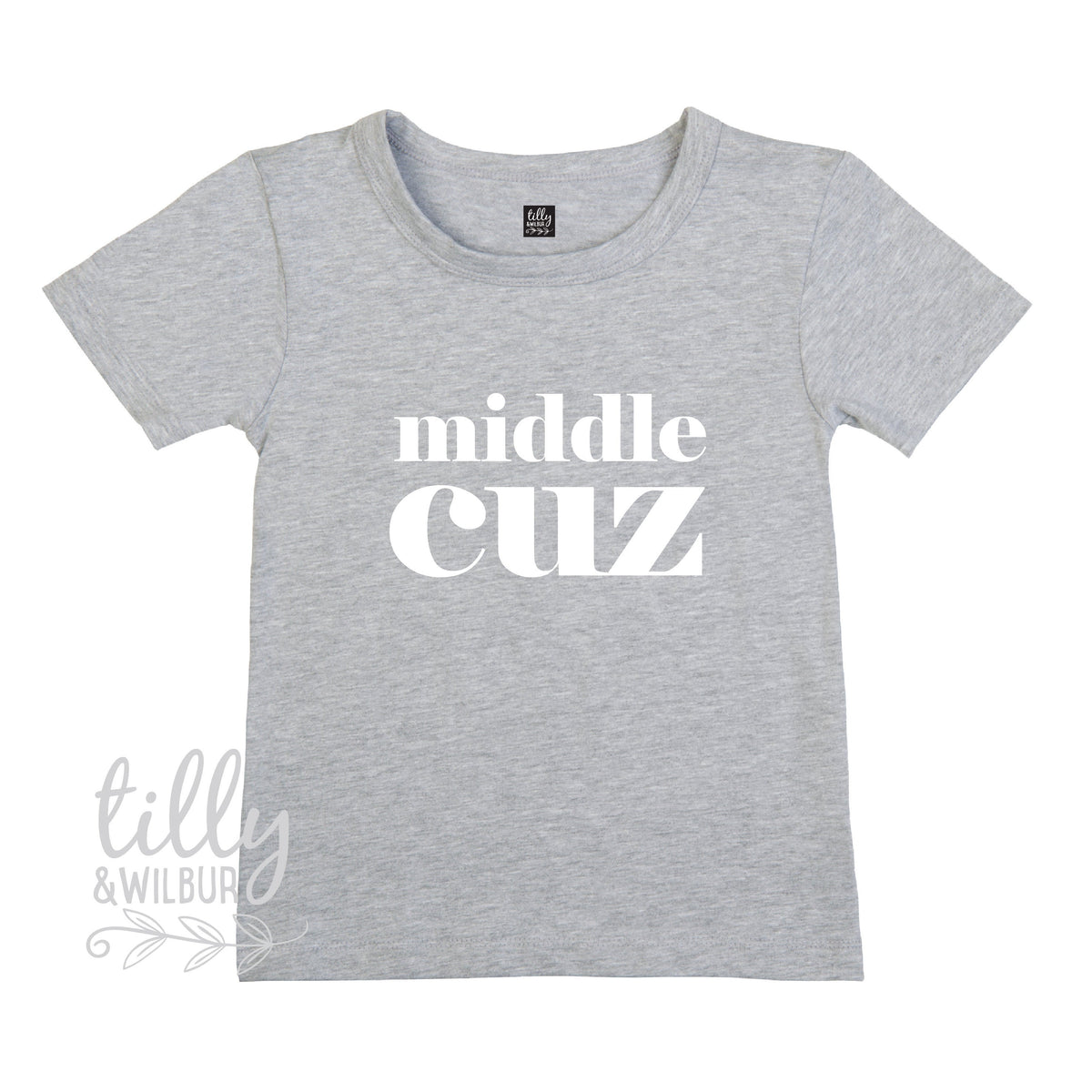 Middle Cuz T-Shirt, Middle Cuz Baby Bodysuit, Cousin Set, Cousin Gift, Pregnancy Announcement, You&amp;#39;re Going To Be A Cousin, Cousin T-Shirt