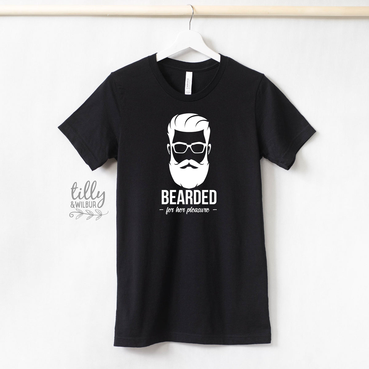 Bearded For Her Pleasure T-Shirt, Funny Beard T-Shirt For Men, Funny Men&amp;#39;s Gift, T-Shirt For Men, Men&amp;#39;s Beard T-Shirt, Men&amp;#39;s Birthday Shirt