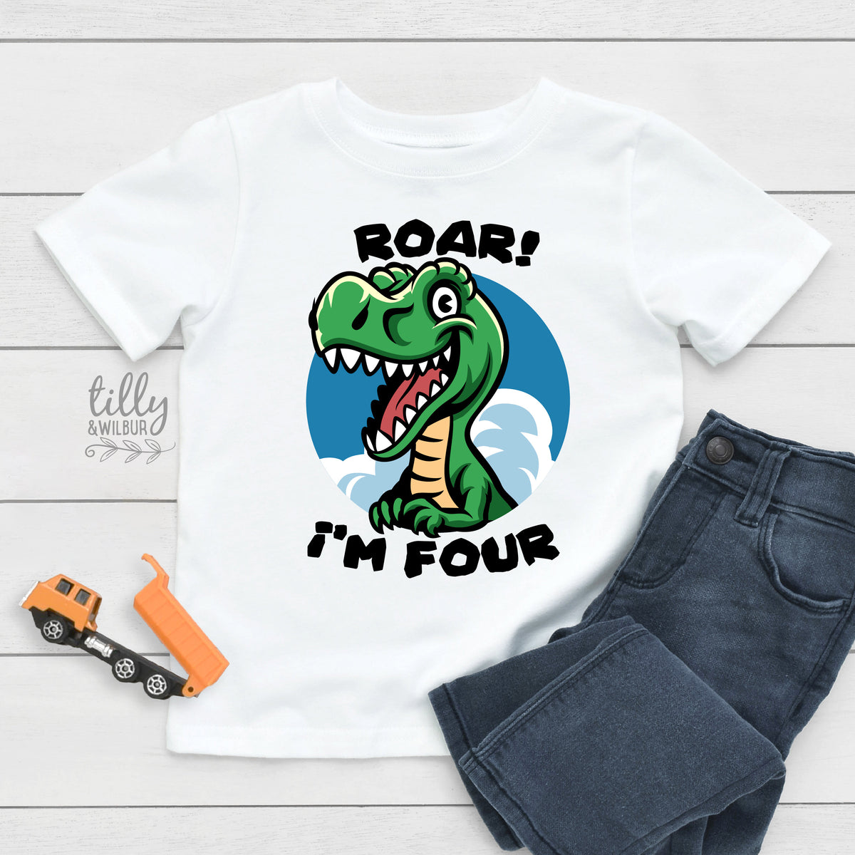 Roar I&amp;#39;m 4, Roar I&amp;#39;m Four, 4th Birthday Boy, 4th Birthday T-Shirt , Dinosaur Birthday Shirt, T-Rex Shirt, Dinosaur Birthday, T-Rex Birthday