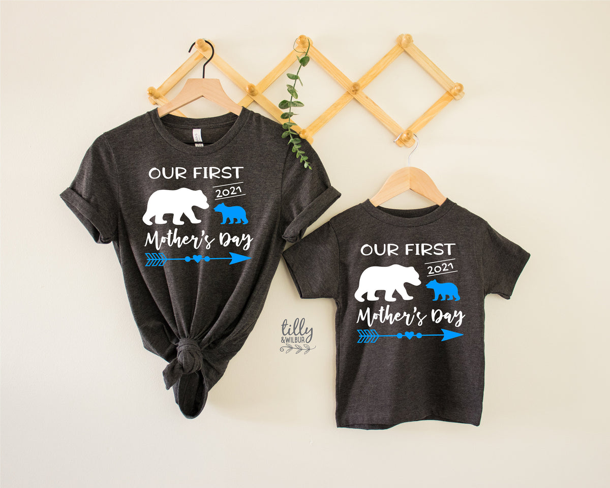 Our First Mother&amp;#39;s Day 2021 Mother And Baby Matching Set, Mother&amp;#39;s Day Gift, Mummy And Me Matching Outfits, 1st Mother&amp;#39;s Day 2021 Gift