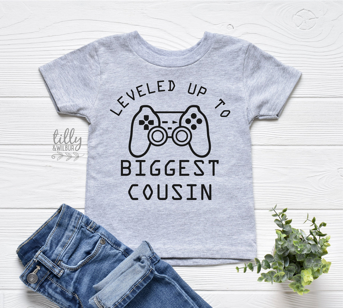 Leveled Up To Biggest Cousin T-Shirt, I&amp;#39;m Going To Be A Big Cousin Pregnancy Announcement T-Shirt, Big Cousin Shirt, Promoted To Big Cousin