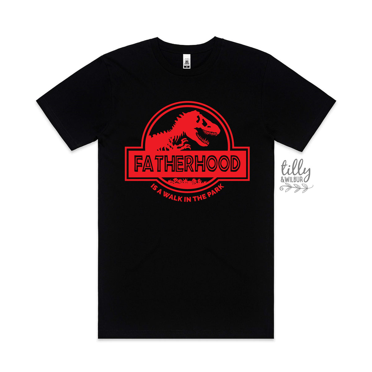 Father&#39;s Day T-Shirt, Fatherhood Is A Walk In The Park T-Shirt, Father&#39;s Day Gift, Dad Gift, Jurassic Park T-Shirt, Dinosaur T-Shirt, Dad