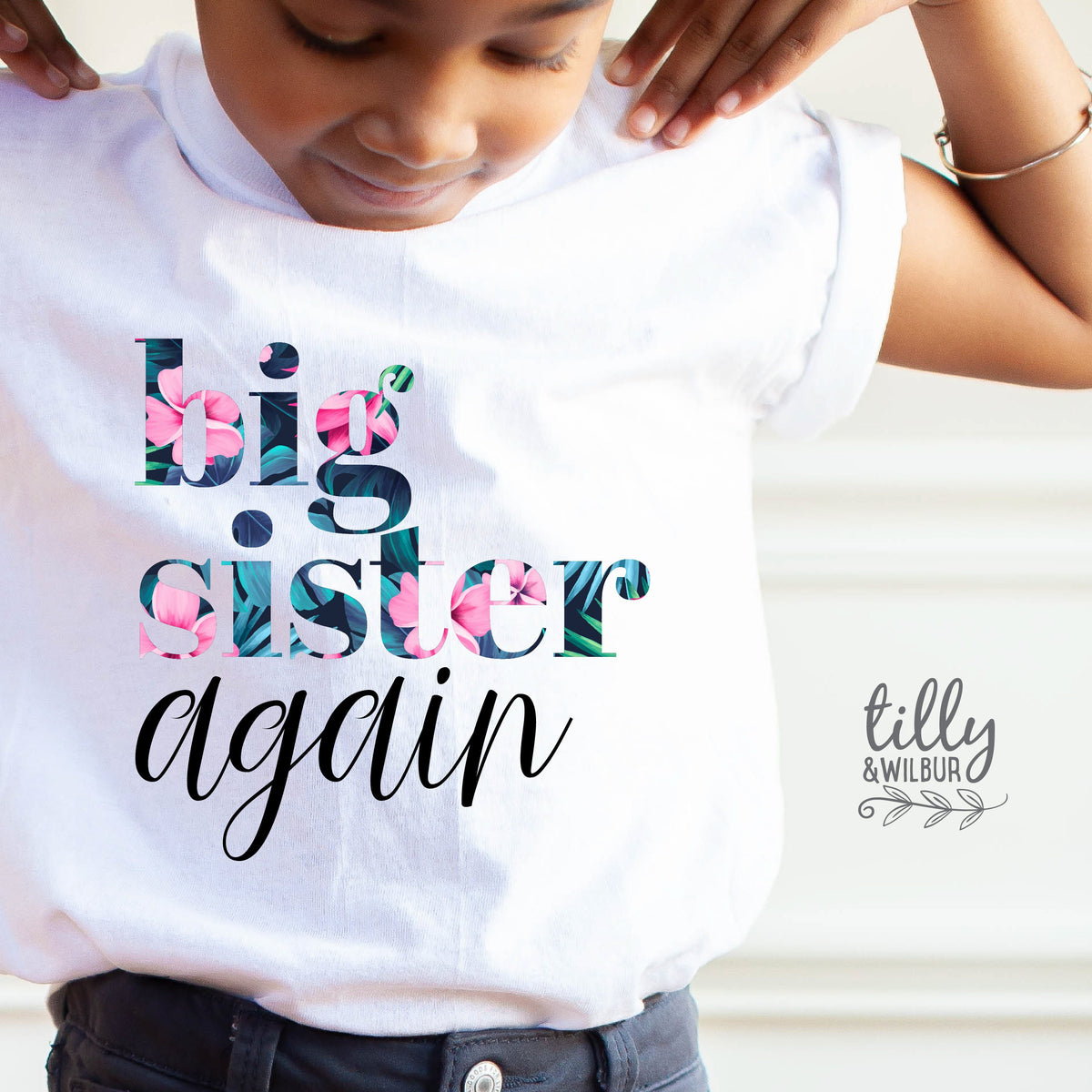 Big Sister T-Shirt, Big Sister Again T-Shirt, Big Sister Gift, Pregnancy Announcement Shirt, Sister Again Tee, I&#39;m Going To Be A Big Sister