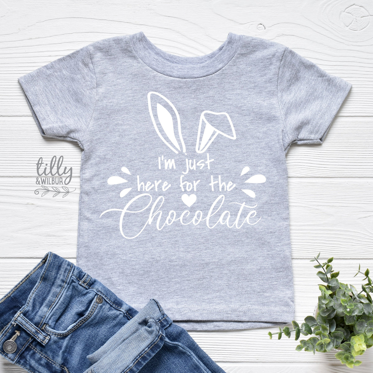 Easter T-Shirt, I&#39;m Just Here For The Chocolate T-Shirt, Easter Egg Hunt T-Shirt, Easter Gift, Chocolate Lover Easter T-Shirt, Funny Easter