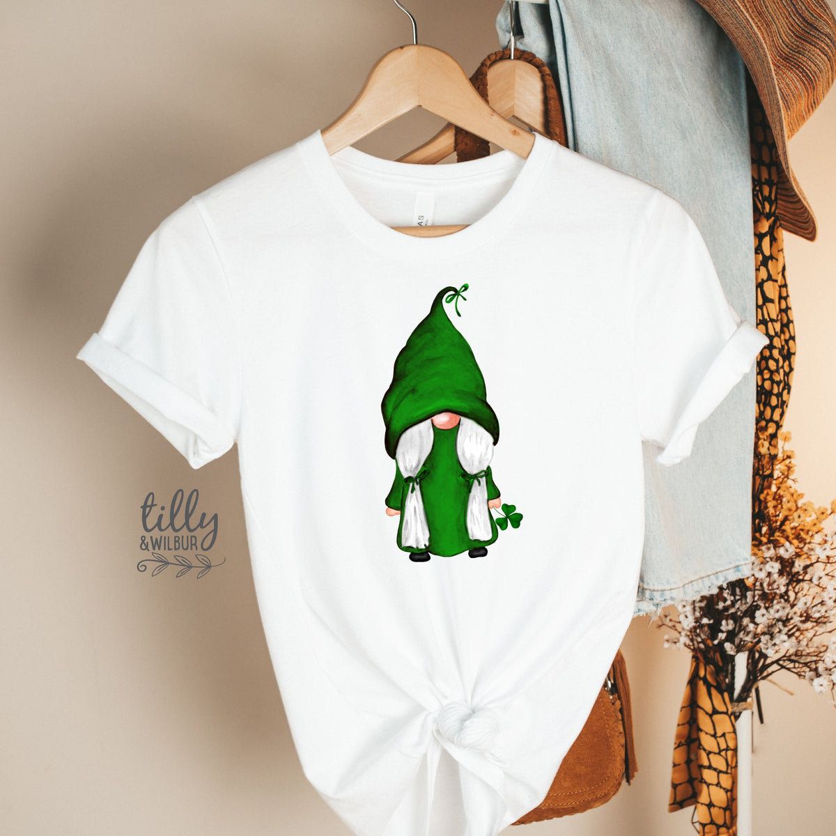 St Patrick&#39;s Day T-Shirt, St Patrick&#39;s Day Gnomes, Happy St Paddy&#39;s Day, Women&#39;s T-Shirt, Kiss Me I&#39;m Irish, Ireland, Leprechaun T-Shirt