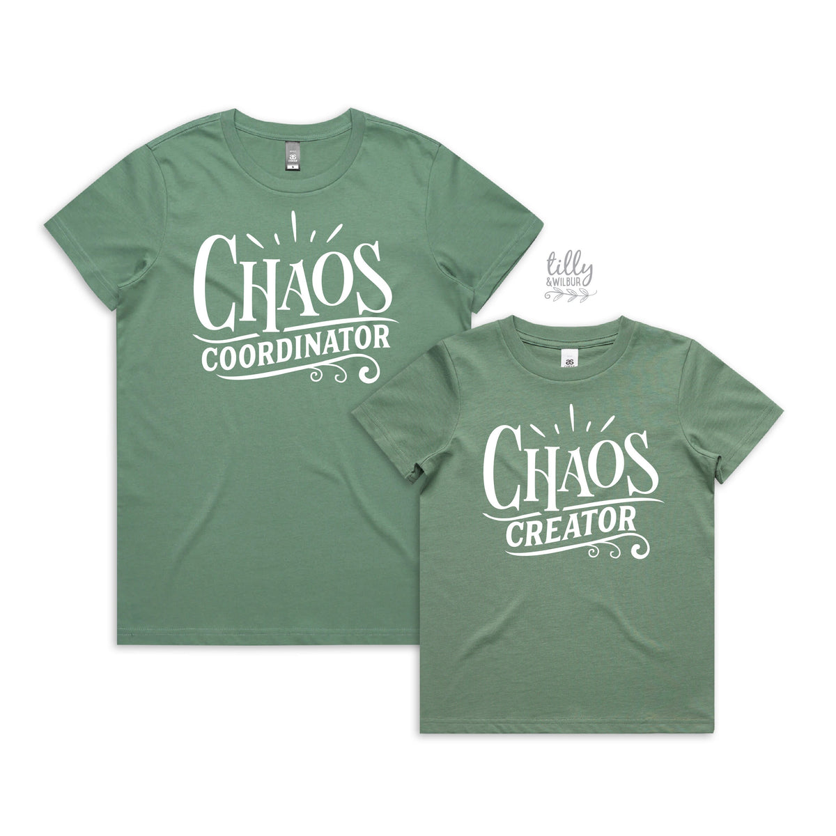 Mother And Son Matching T-Shirts, Chaos Creator And Chaos Coordinator Matching Set, Mummy And Me Matching Outfits, First Mother&#39;s Day Gift