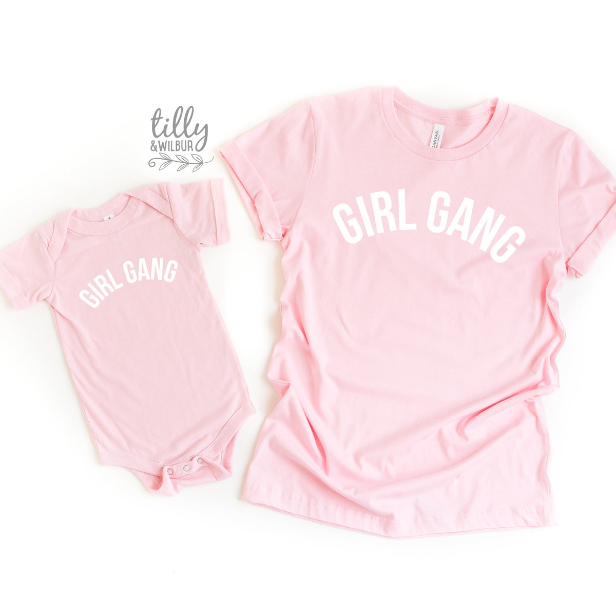 Girl Gang T-Shirts, Matching Mummy And Me T-Shirts, Mother And Daughter Shirts, Mother&#39;s Day Gifts, Mum of Girls Shirts, Girl Mum Gifts