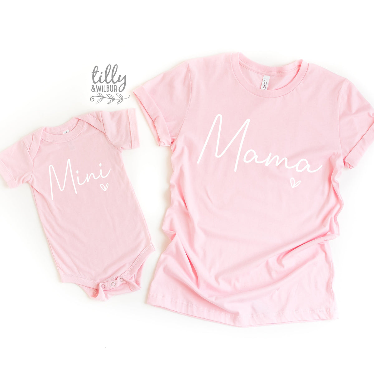 Mama &amp; Me, Mama T-Shirt, Mini Bodysuit, Mama And Mama&#39;s Mini Matching Outfits, Our First Mother&#39;s Day, Mother Daughter, Mommy And Me Gift