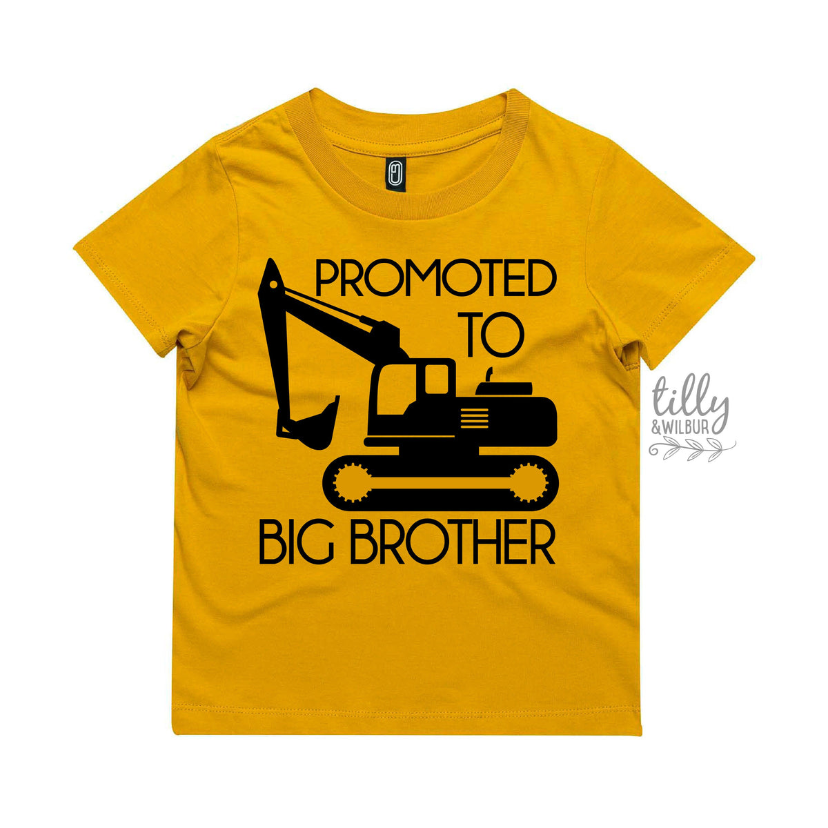 Big Brother T-Shirt, Promoted To Big Brother Shirt, Excavator T-Shirt, Digger T-Shirt, I&#39;m Going To Be A Big Brother, Pregnancy Announcement