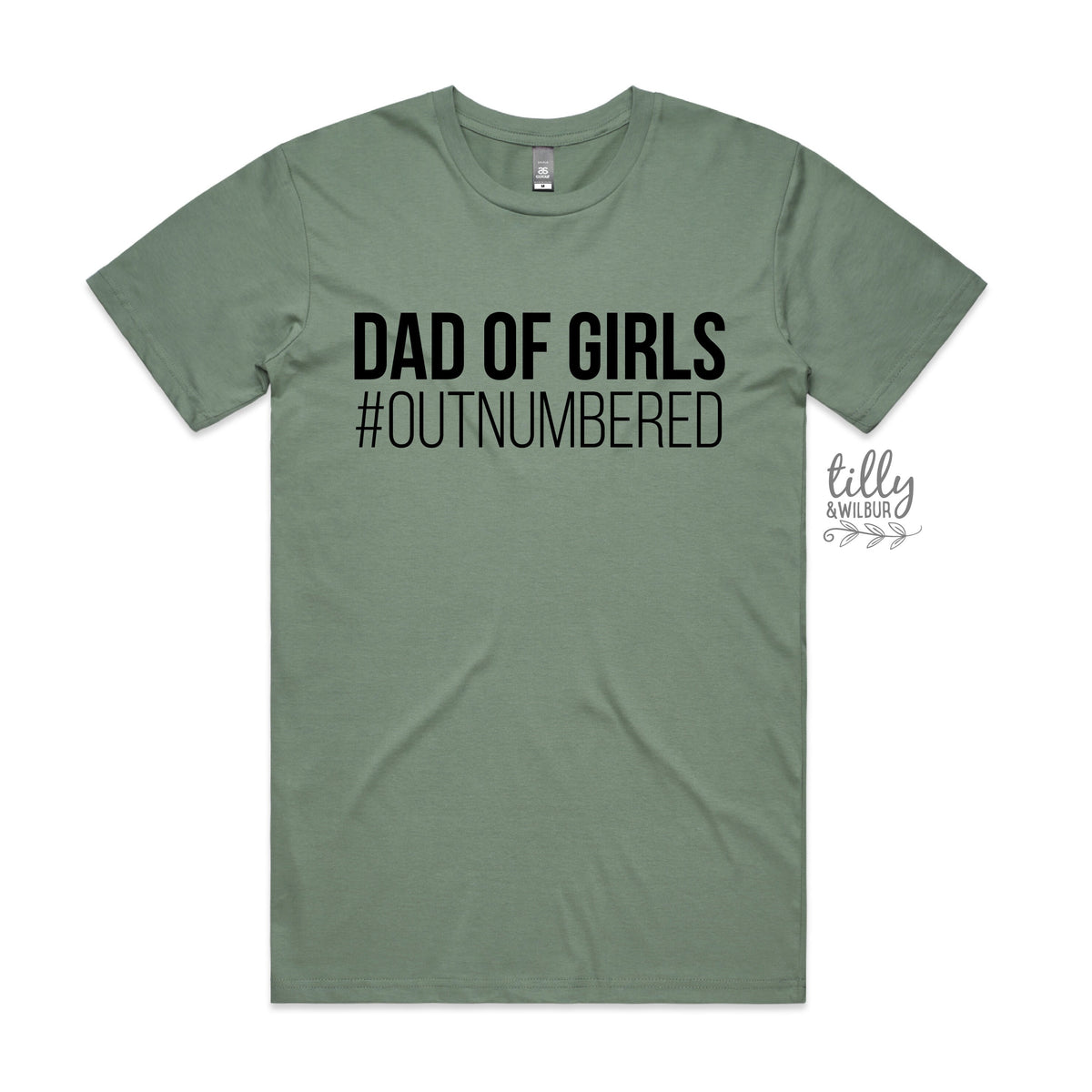 Dad T-Shirt, Dad Of Girls #Outnumbered, Father&#39;s Day T-Shirt, Father&#39;s Day Gift, Dad Of Daughters, Dad Gift, Dad T-Shirt, Funny Dad T-Shirt