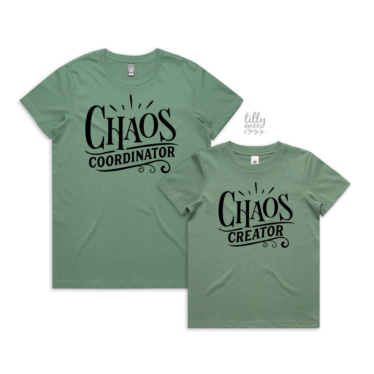 Mother And Son Matching T-Shirts, Chaos Creator And Chaos Coordinator Matching Set, Mummy And Me Matching Outfits, First Mother&#39;s Day Gift